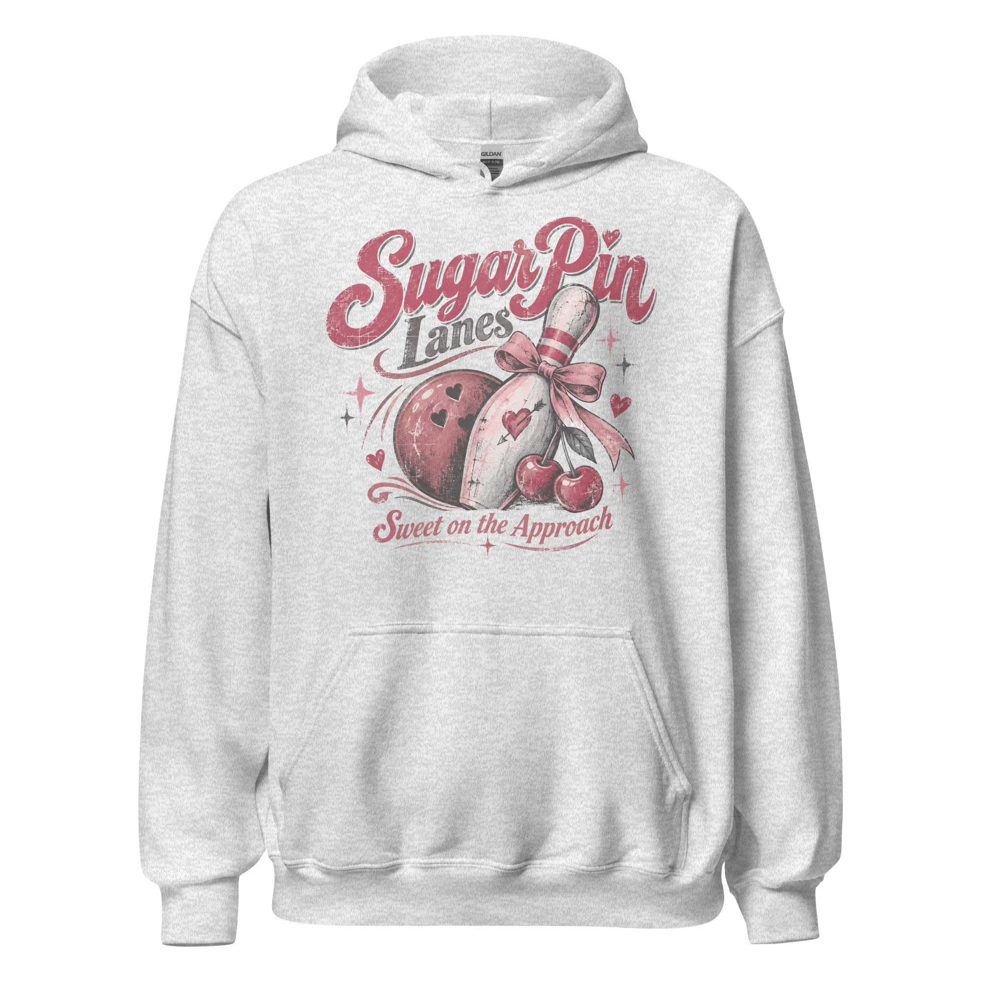Womens retro bowling hoodie