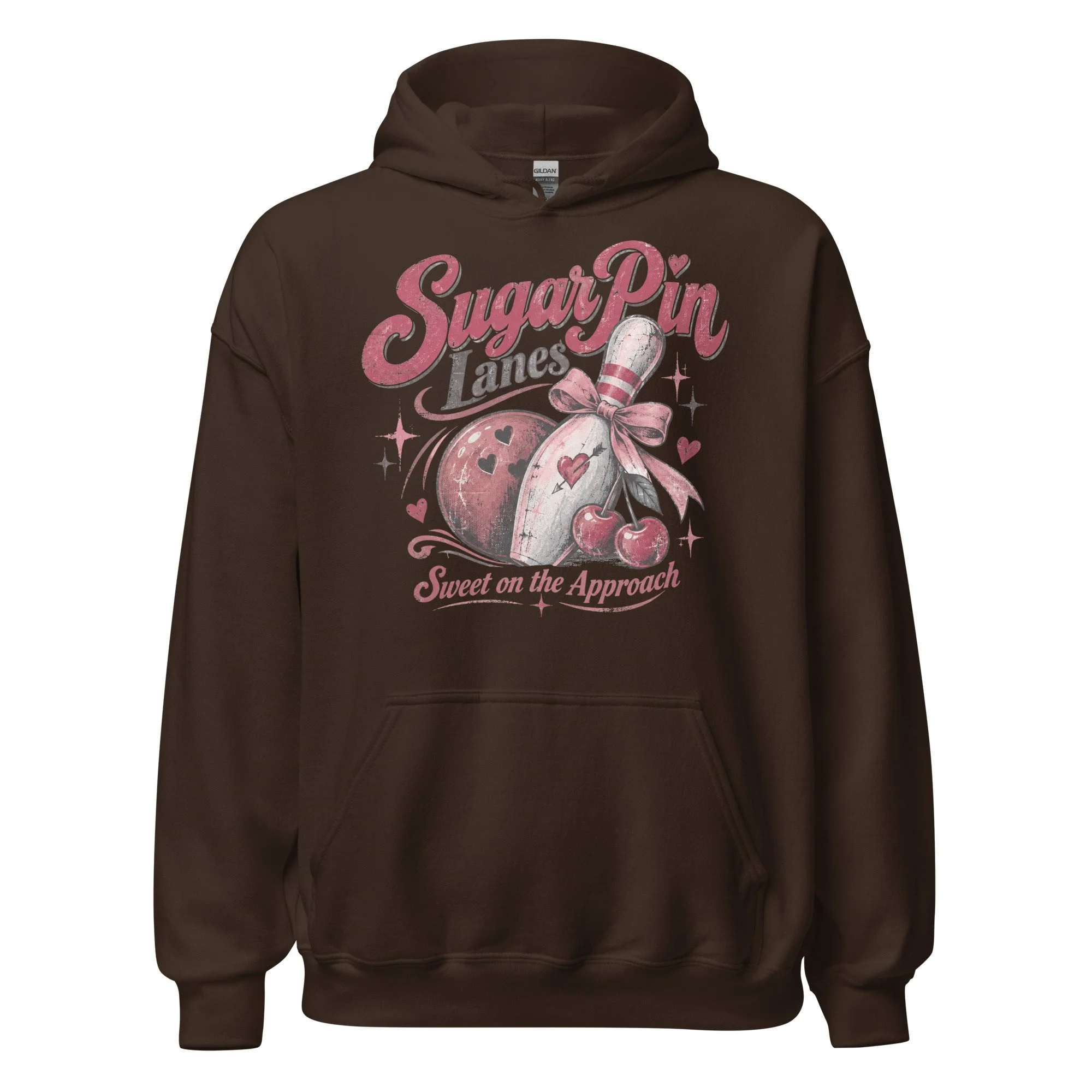 Womens novelty bowling hoodie