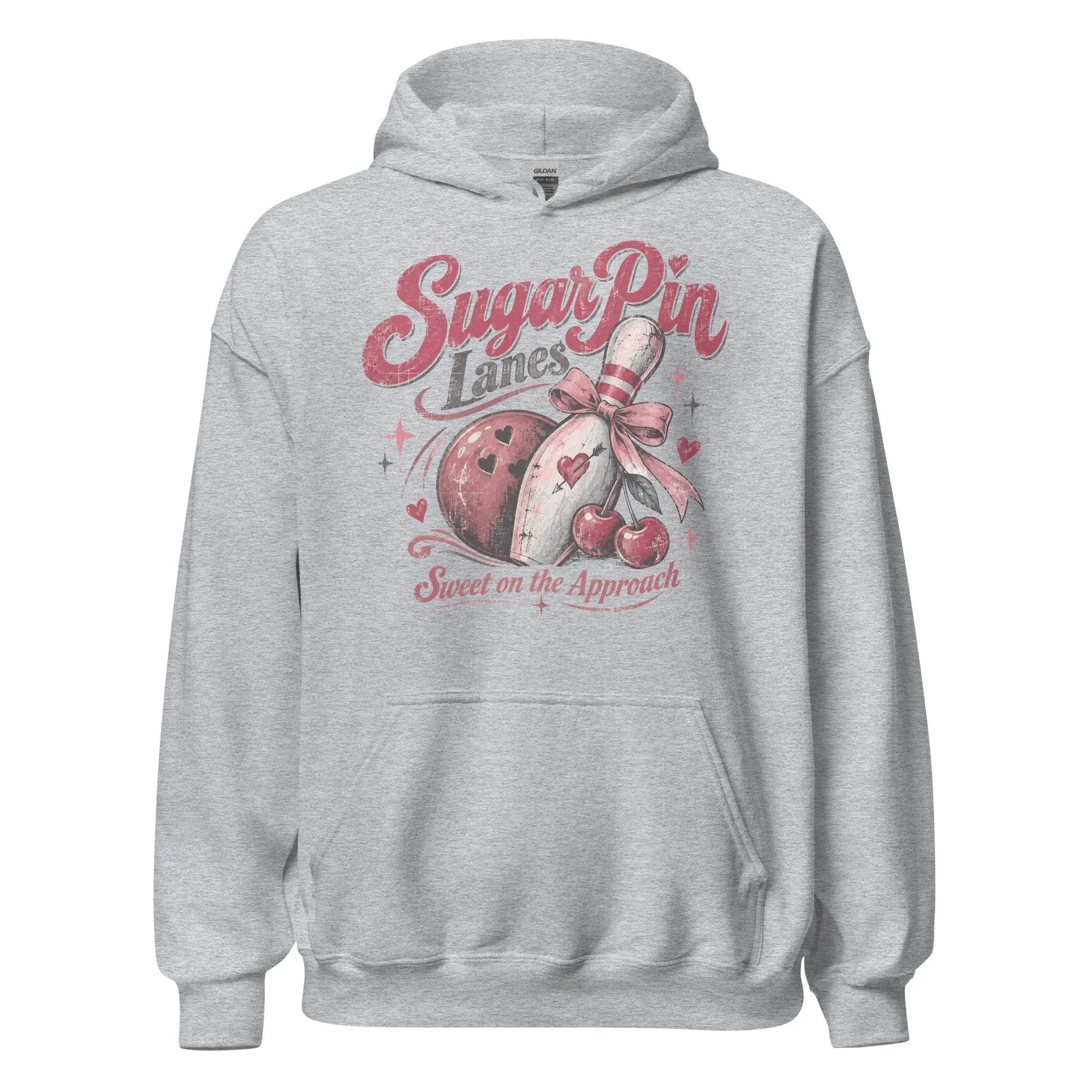 Bowling pin hoodie women