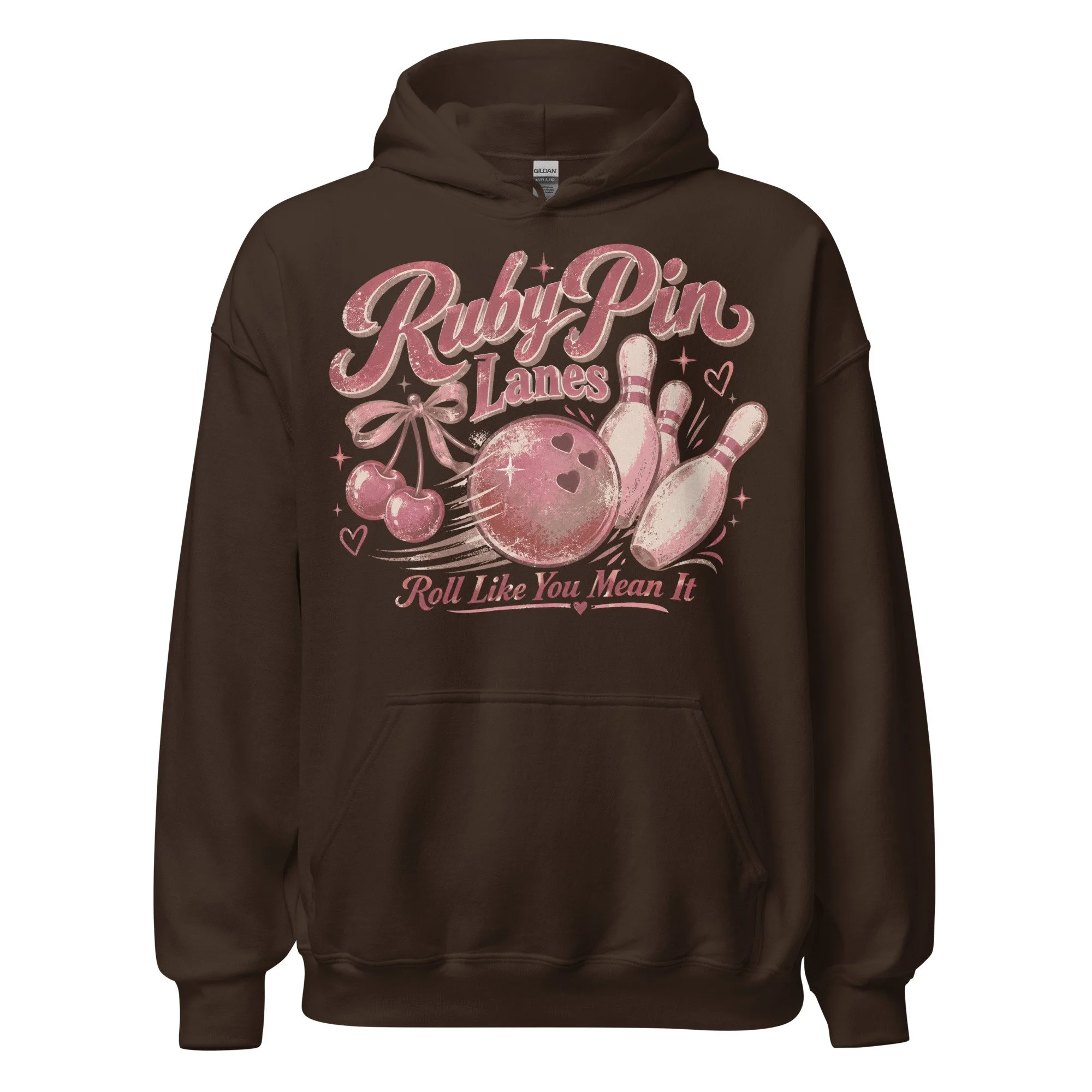 Women's bowling graphic hoodie