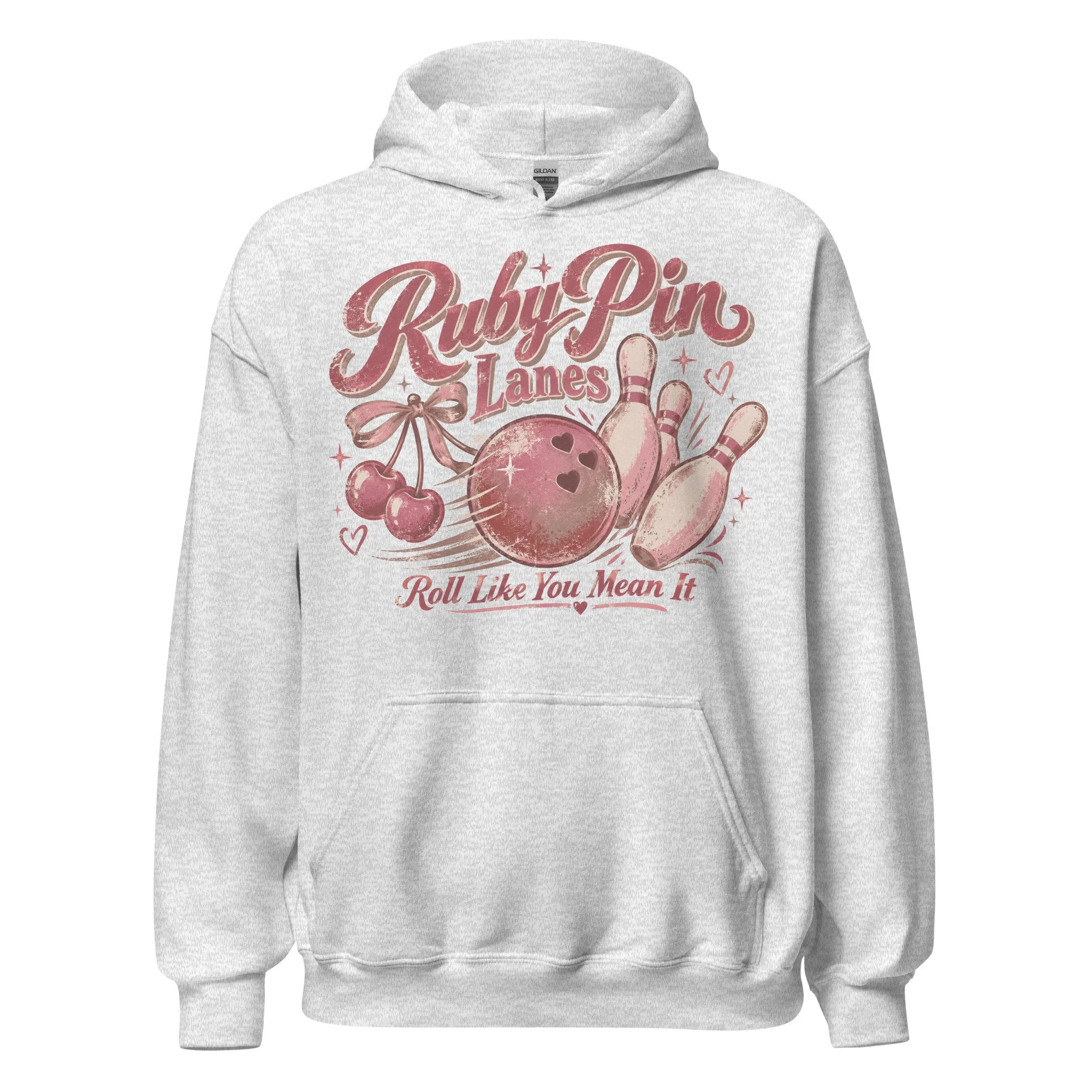 Women's bowling team hoodie