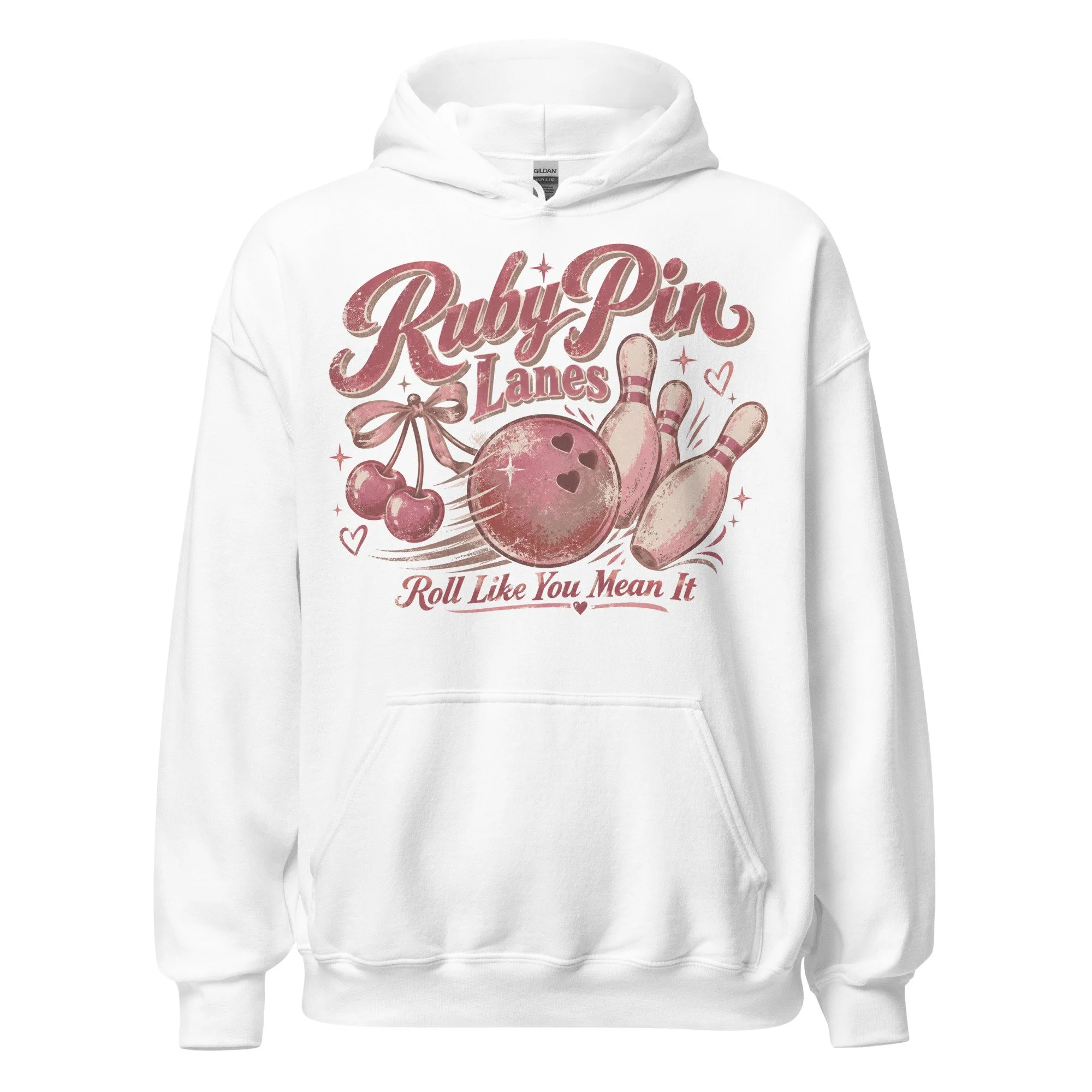 Vintage bowling graphic sweatshirt