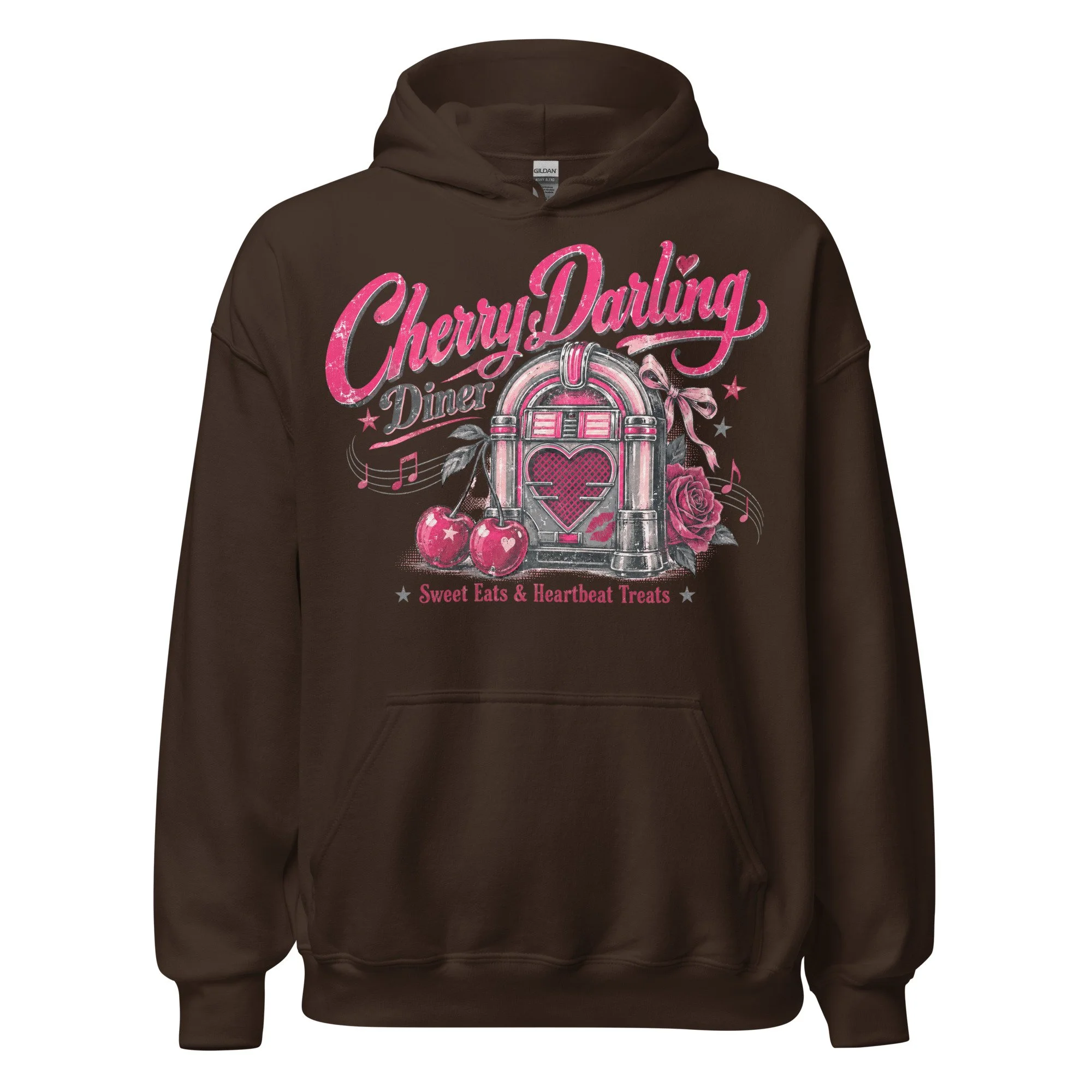 music lover graphic hoodie