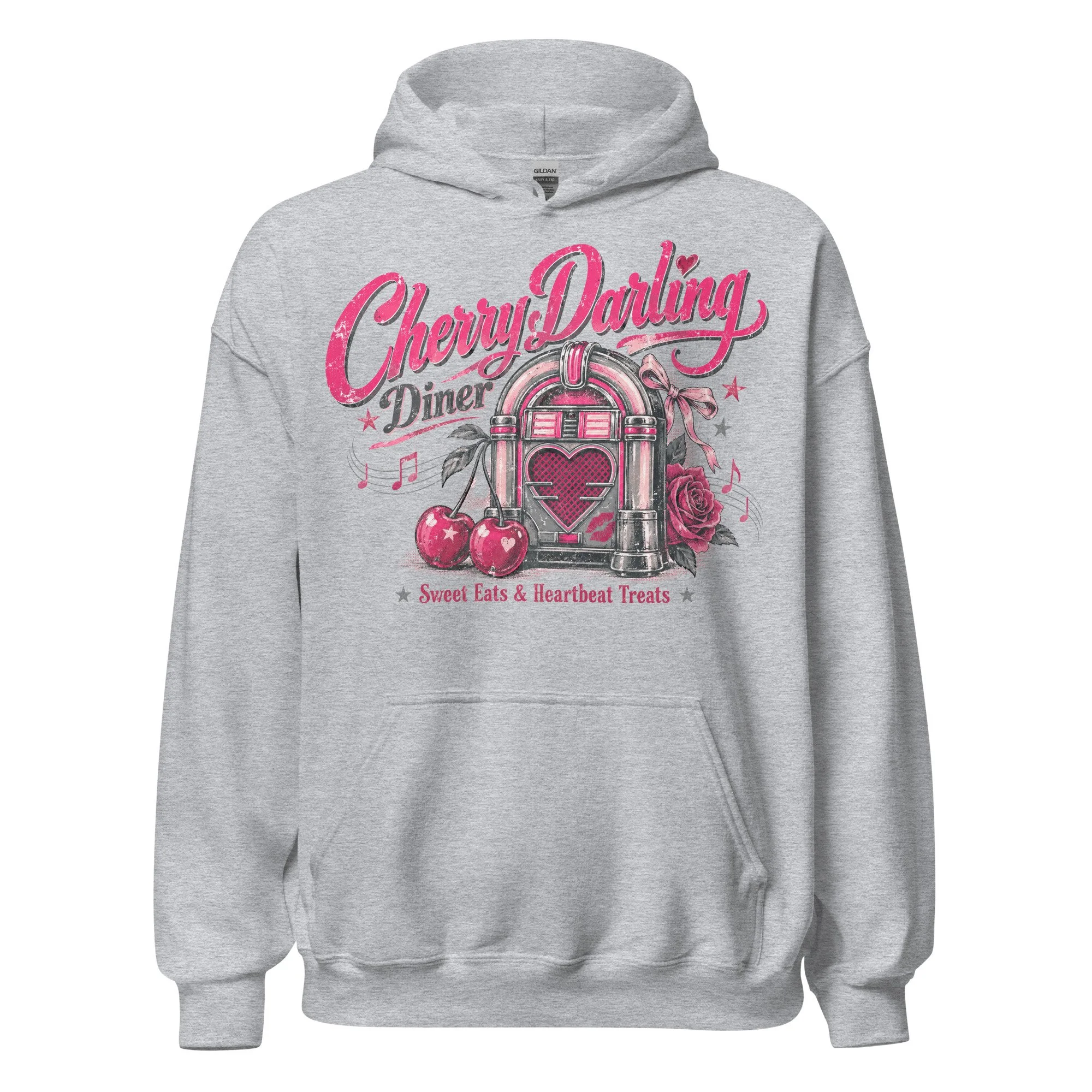cherry heart sweatshirt