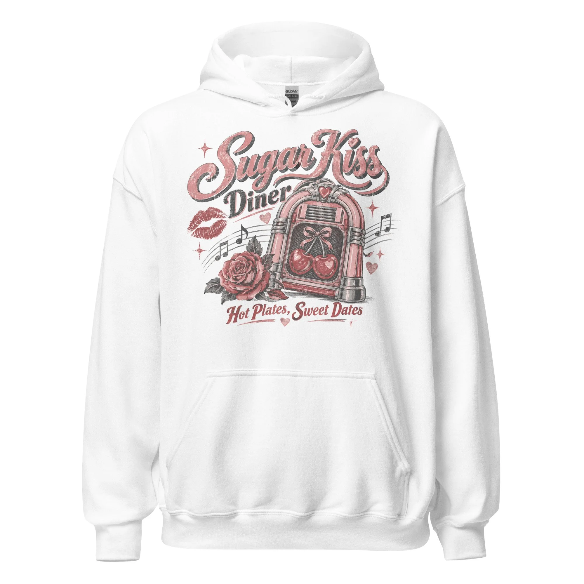 Retro diner graphic hoodie