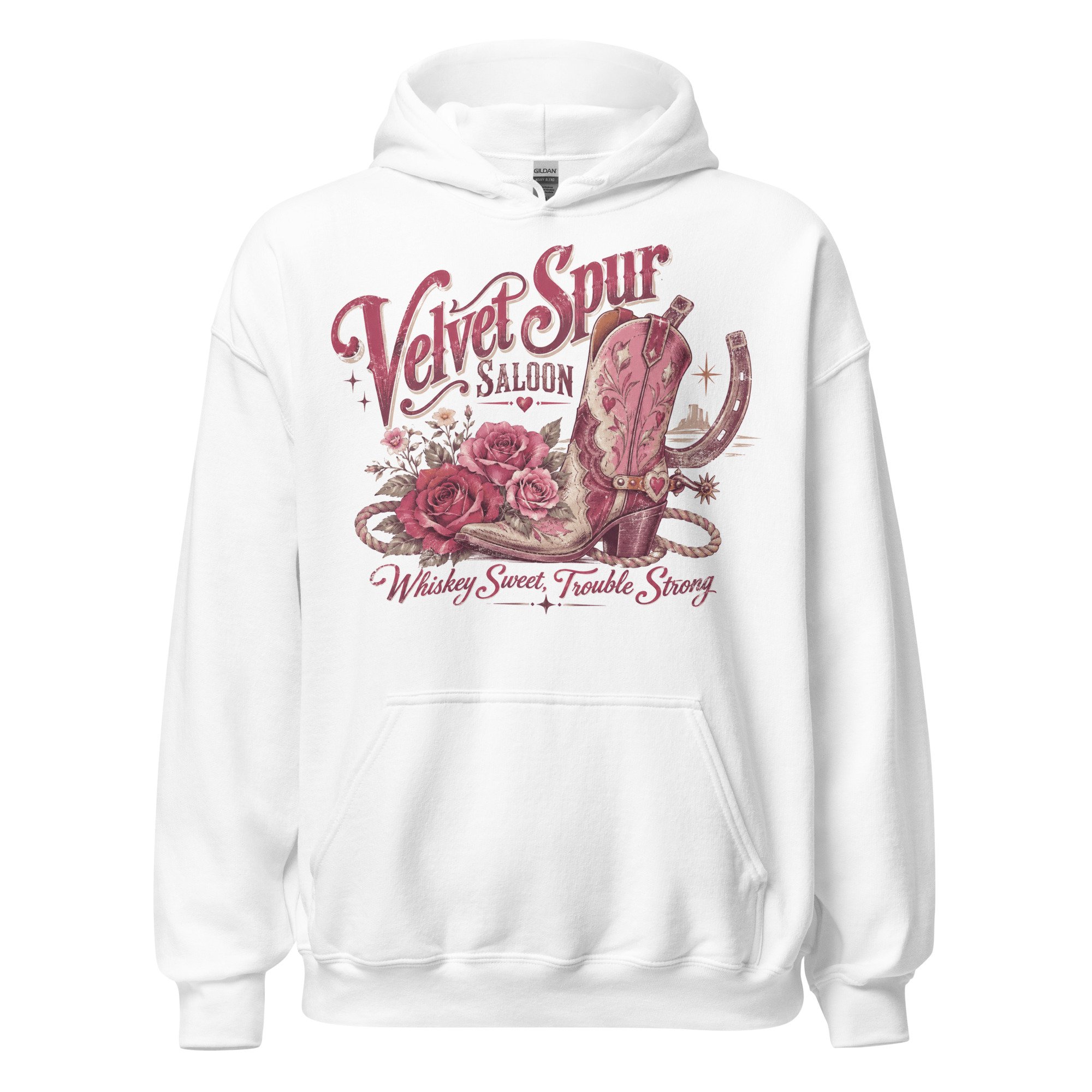 western graphic hoodie