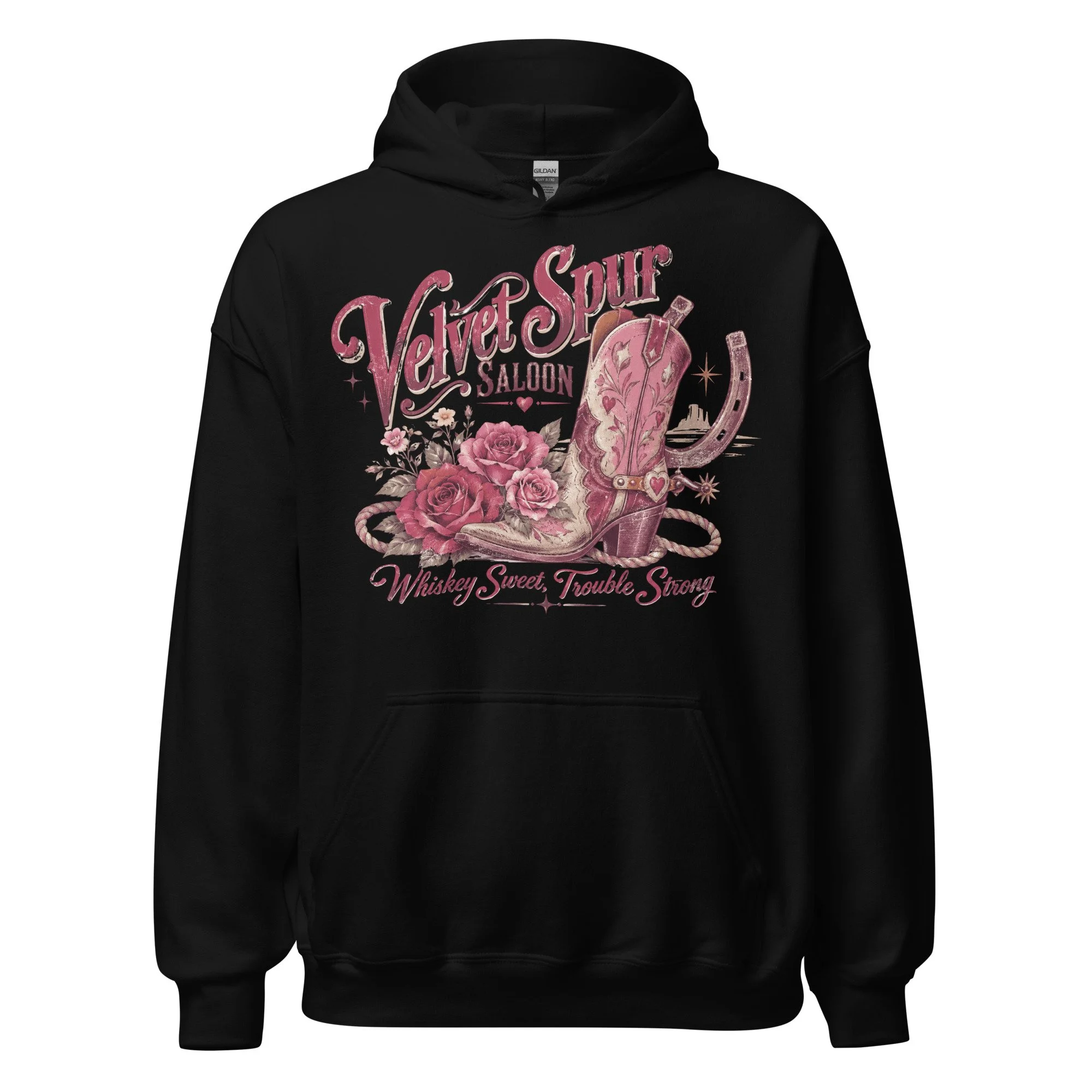 horseshoe graphic hoodie
