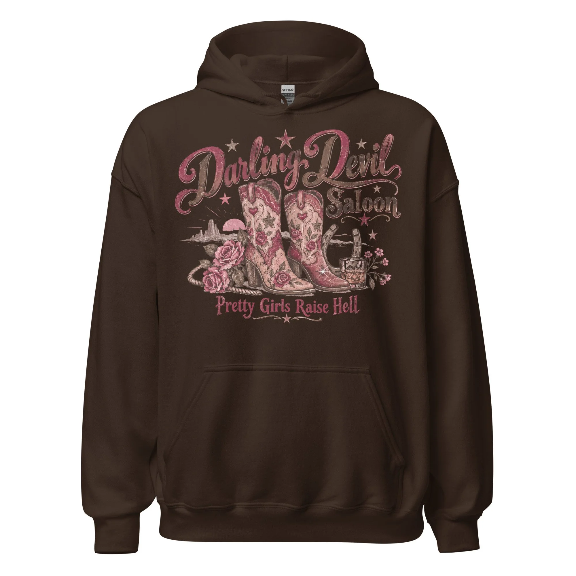 Western graphic hoodie