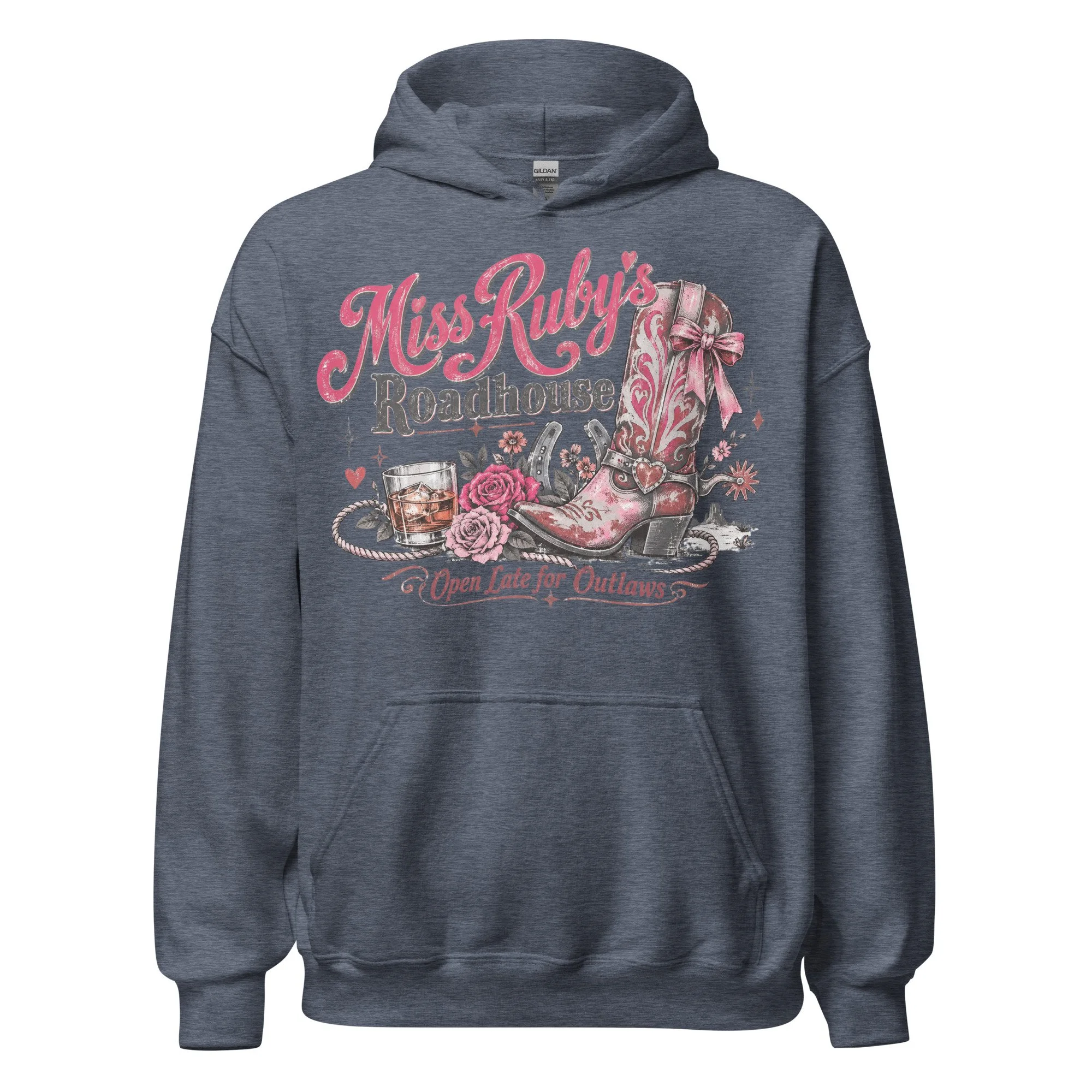 Western rose sweatshirt