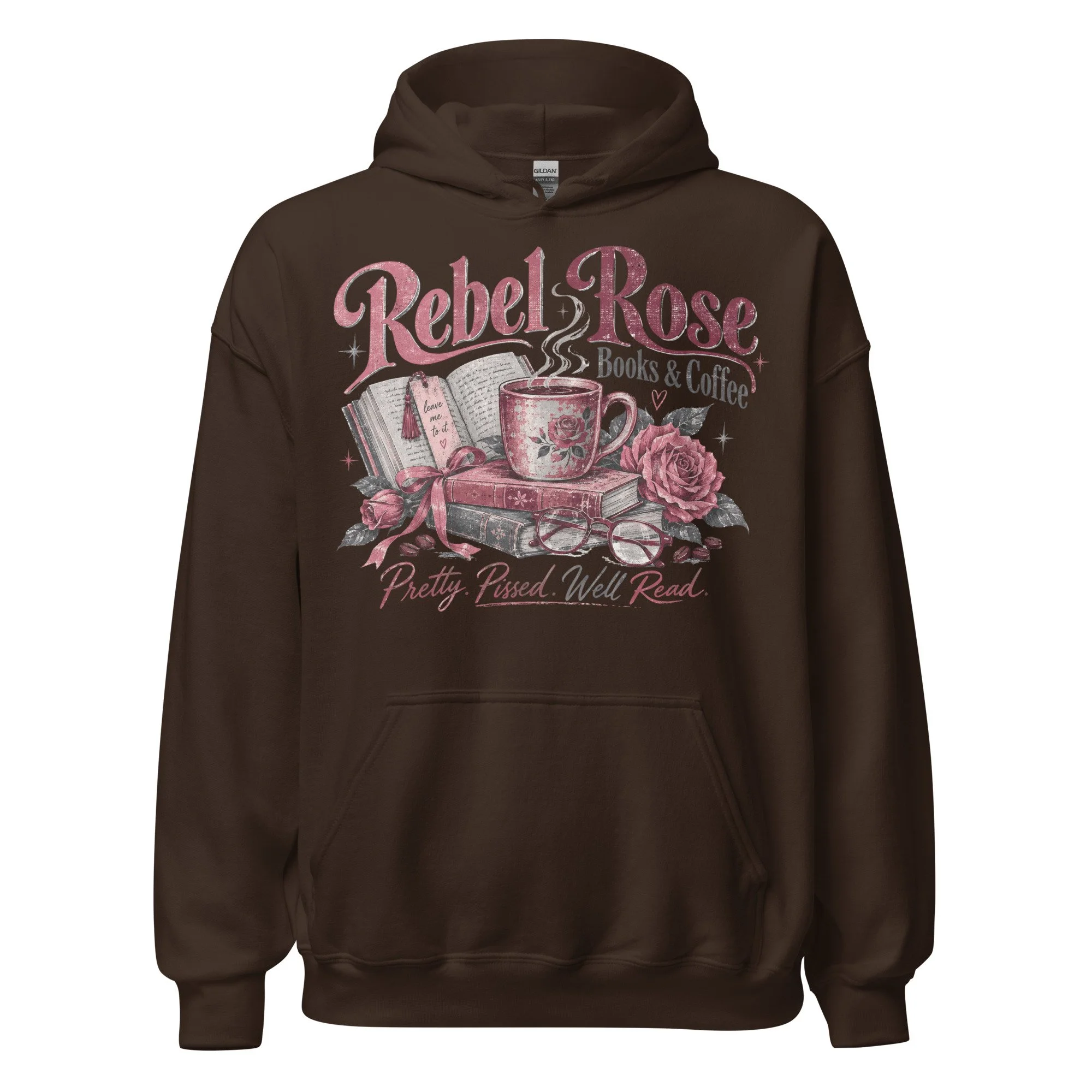 Book club graphic hoodie