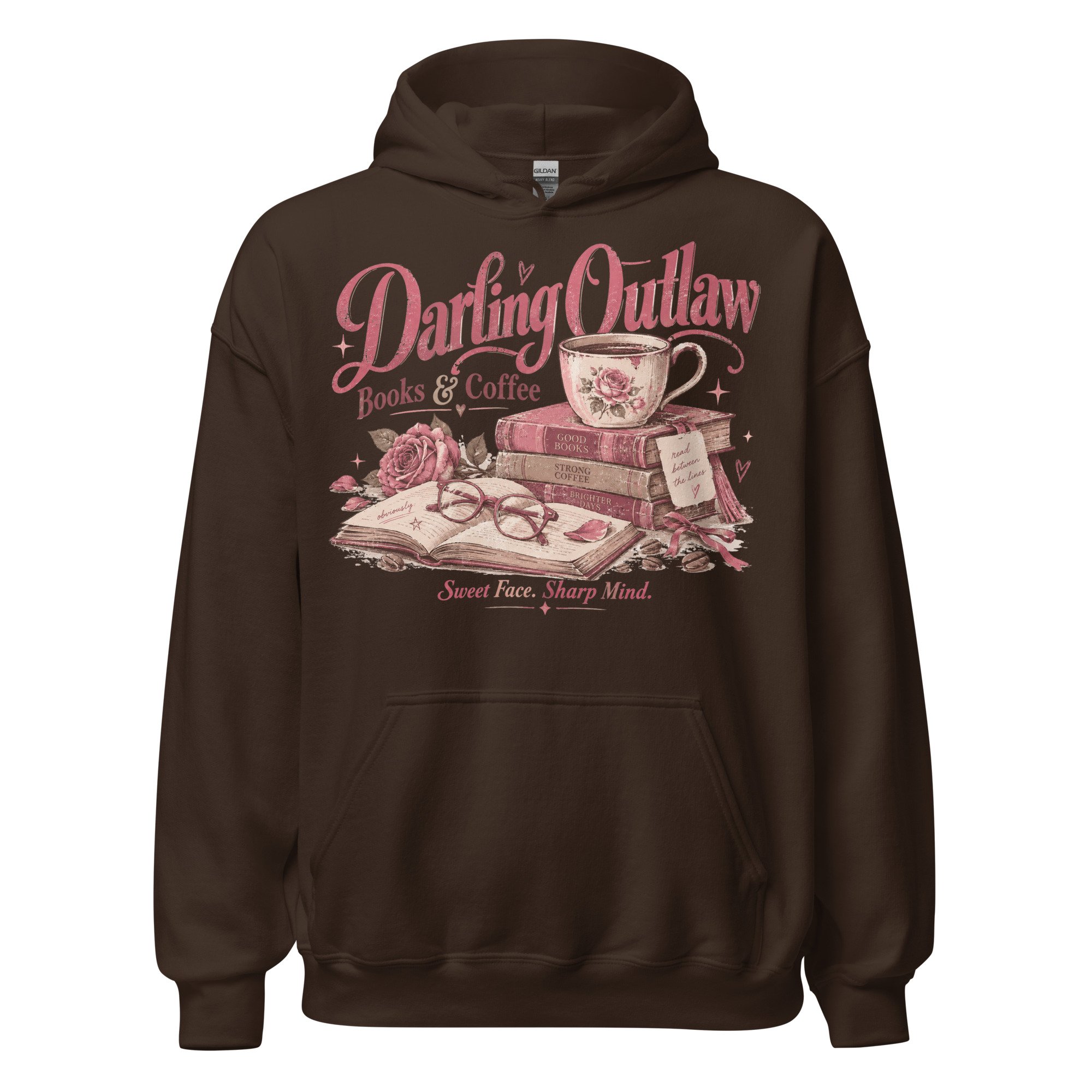 reading themed womens hoodie
