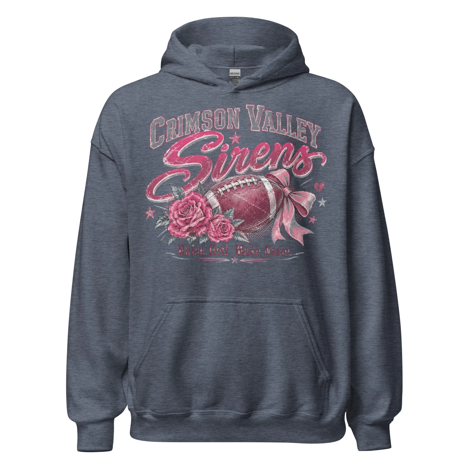 Floral football sweatshirt