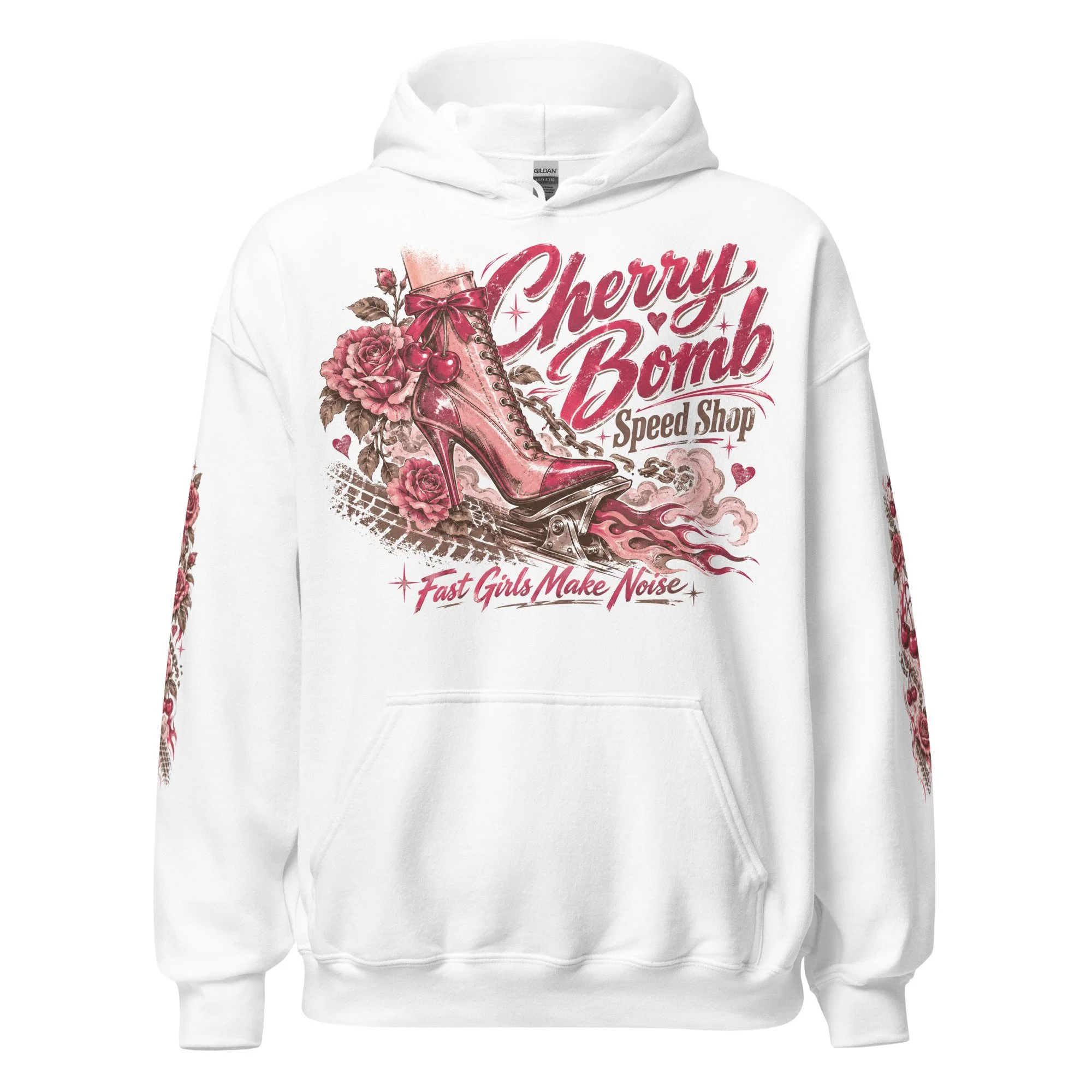 Women's retro graphic hoodie