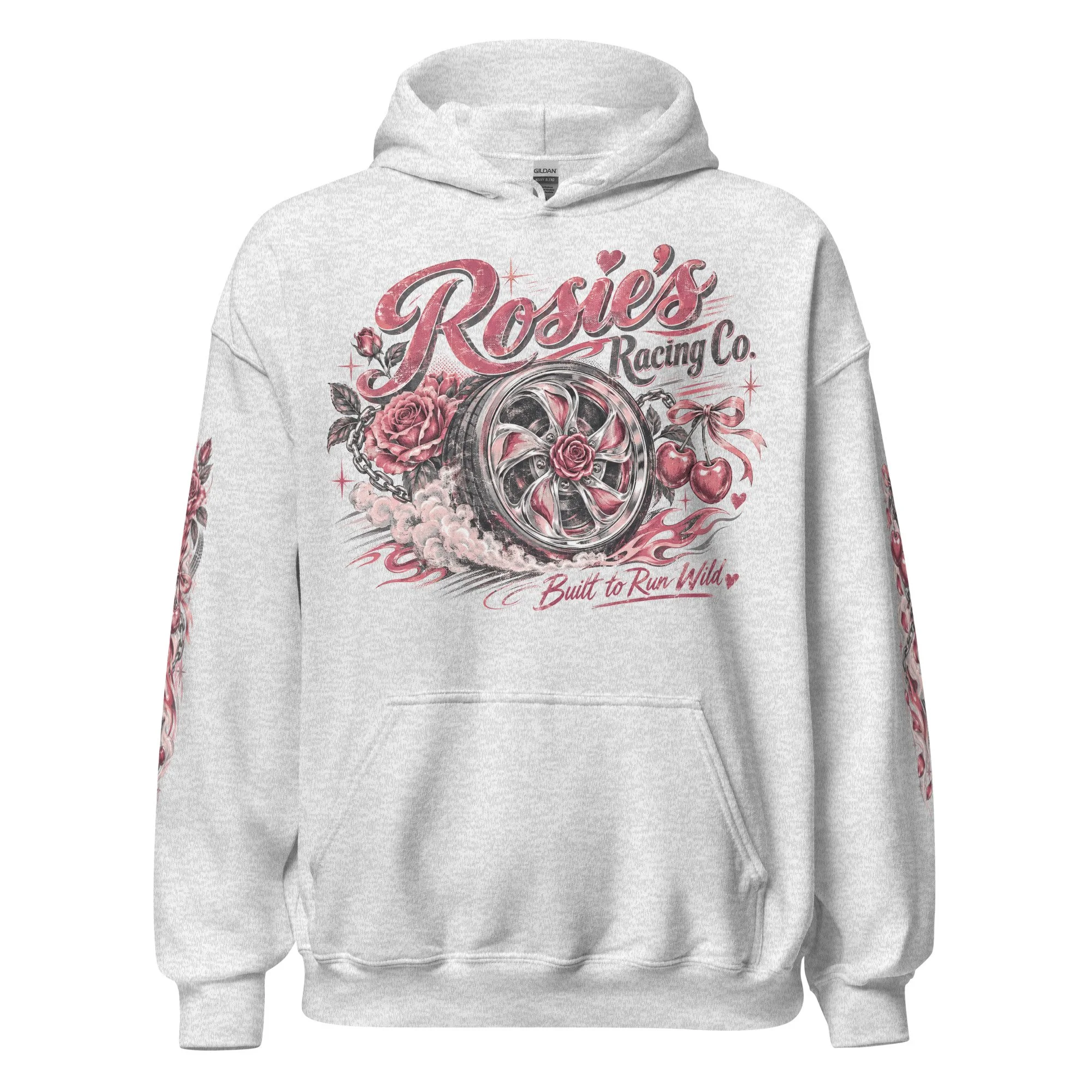 Women's vintage racing hoodie