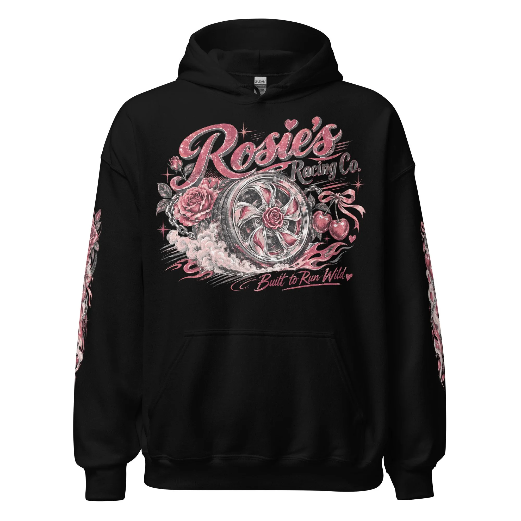 Women's streetwear car hoodie