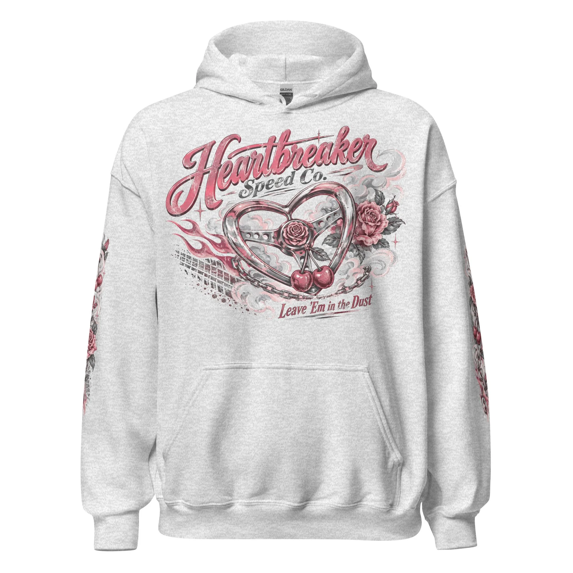 Womens rockabilly racing hoodie