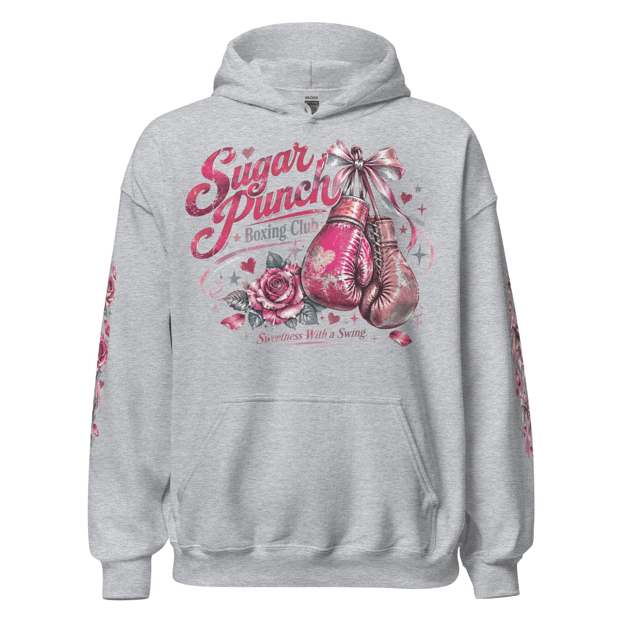 Womens boxing pullover sweatshirt