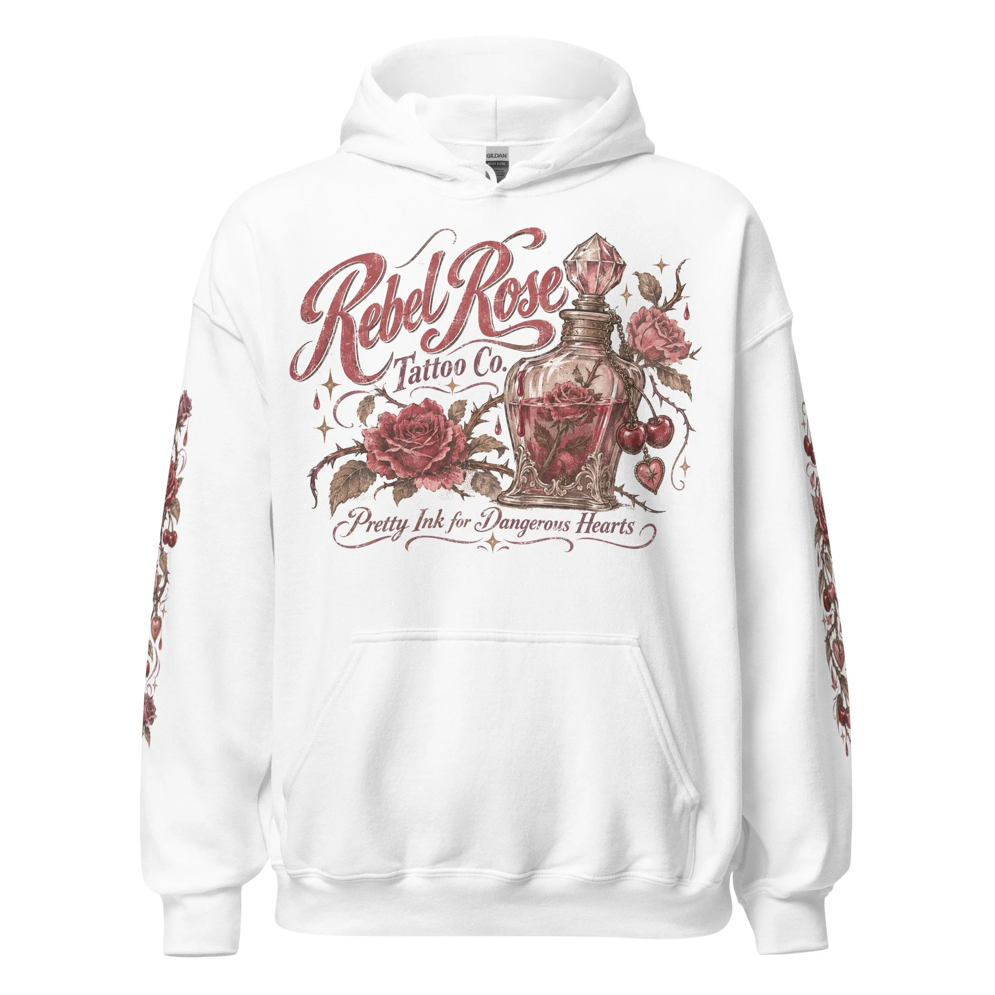 Rebel Rose Tattoo Co. Hoodie