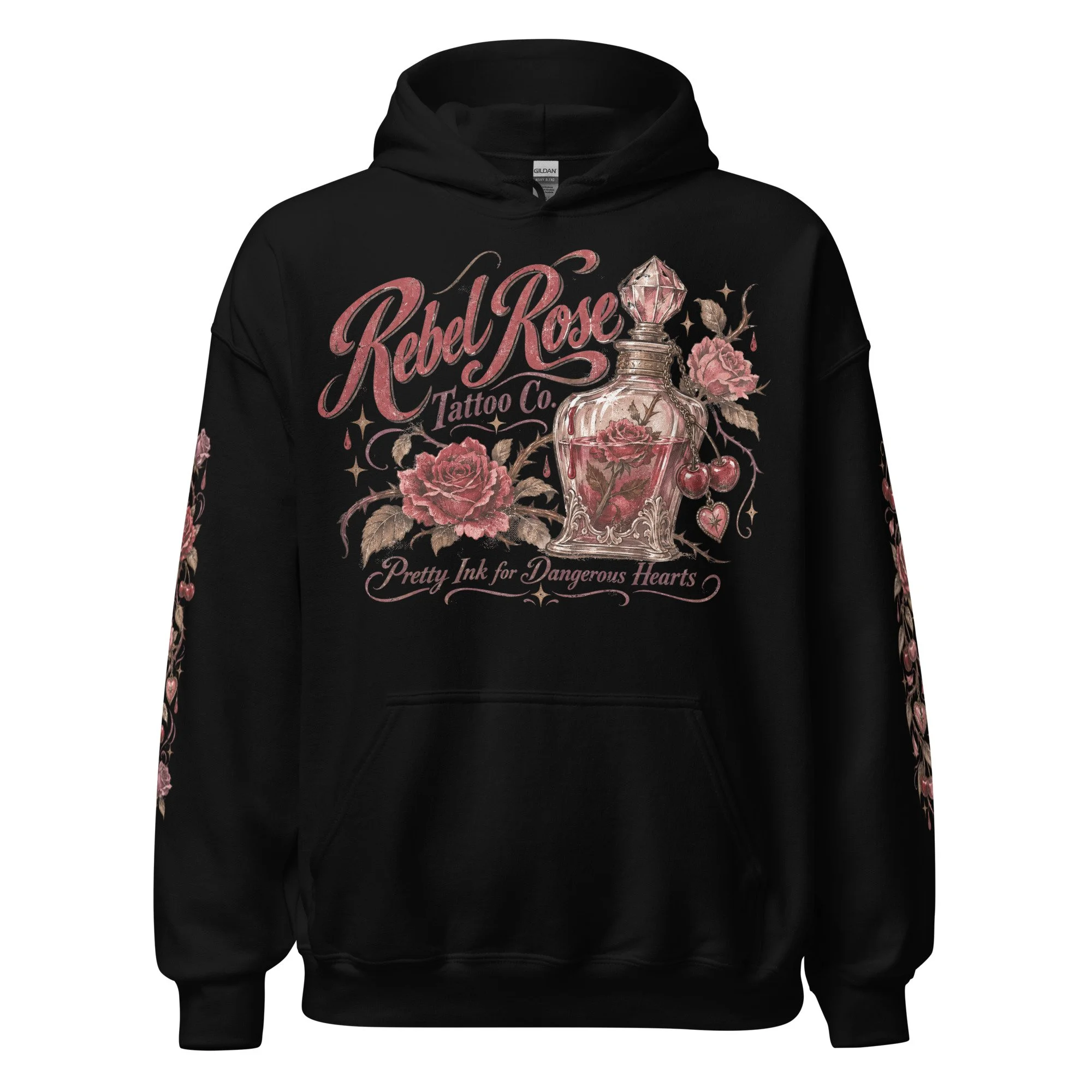 Rebel Rose Tattoo Co. Hoodie