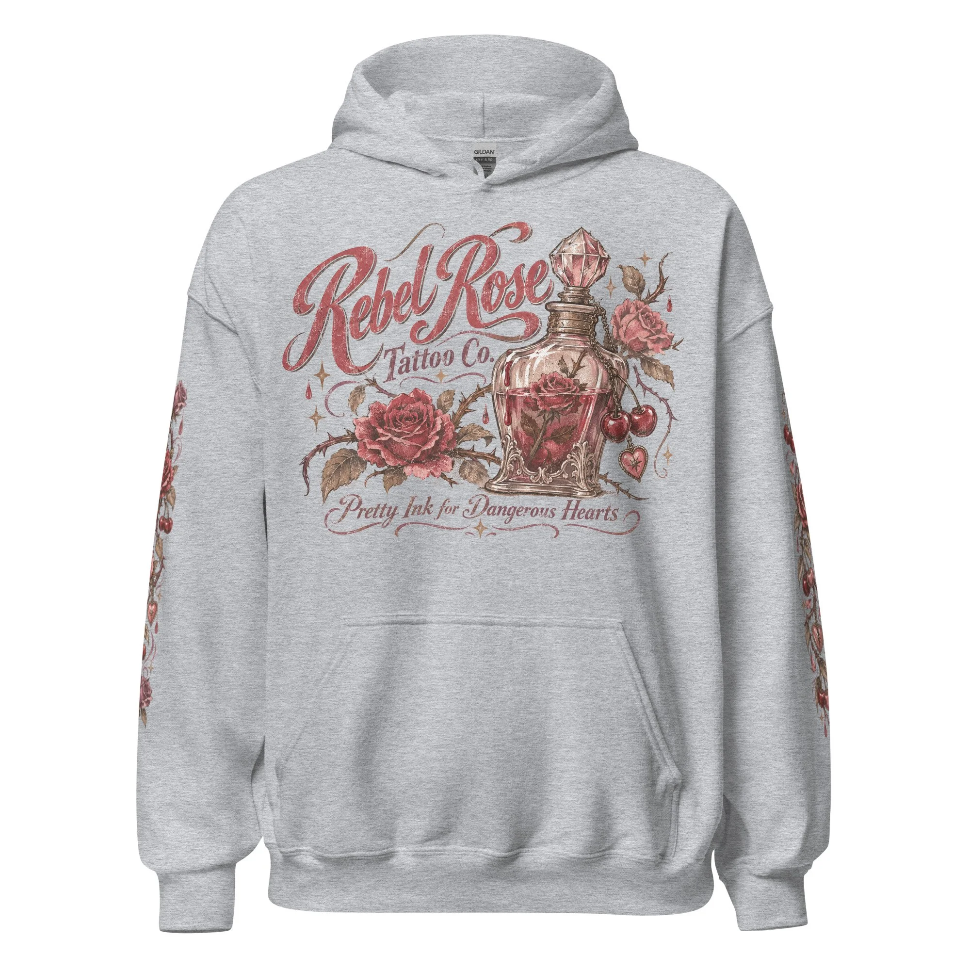 Rebel Rose Tattoo Co. Hoodie