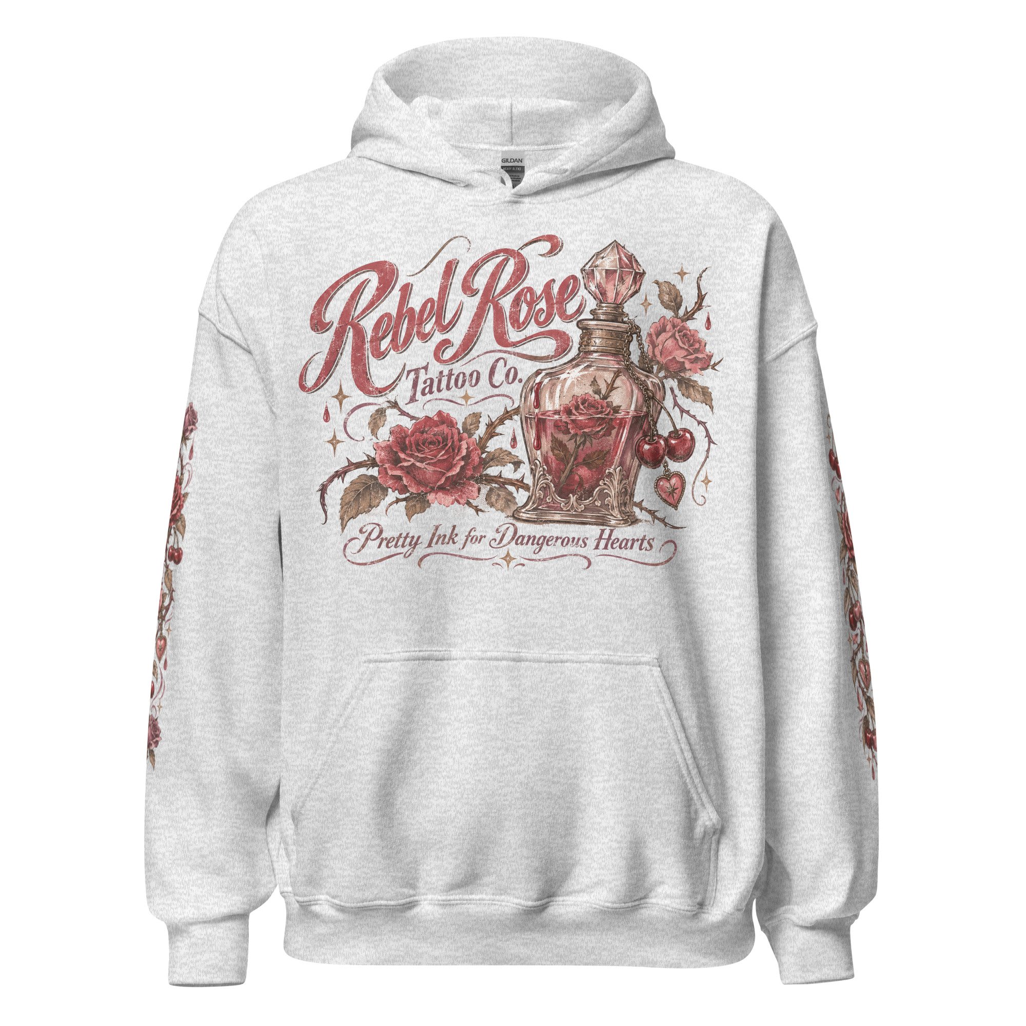Rebel Rose Tattoo Co. Hoodie