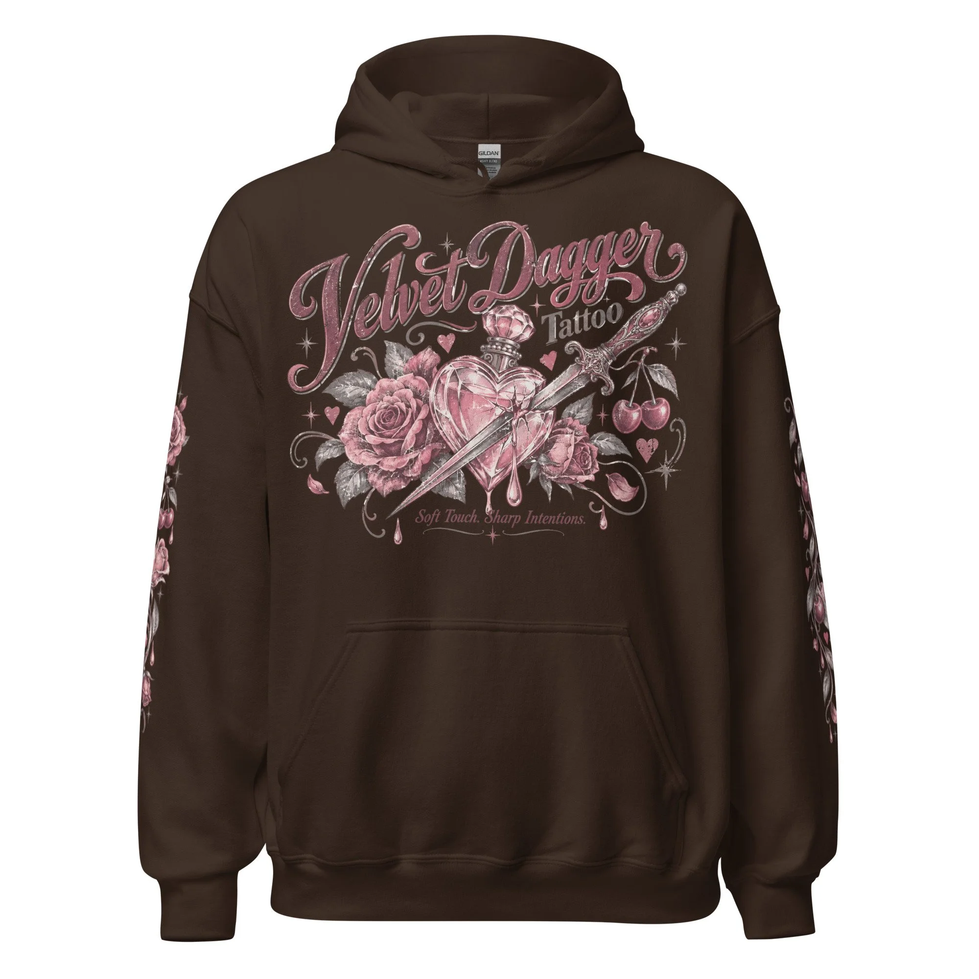 Women's tattoo print hoodie