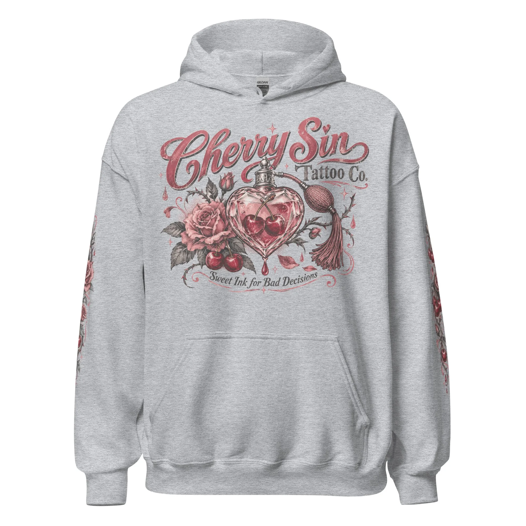 Womens cherry graphic hoodie