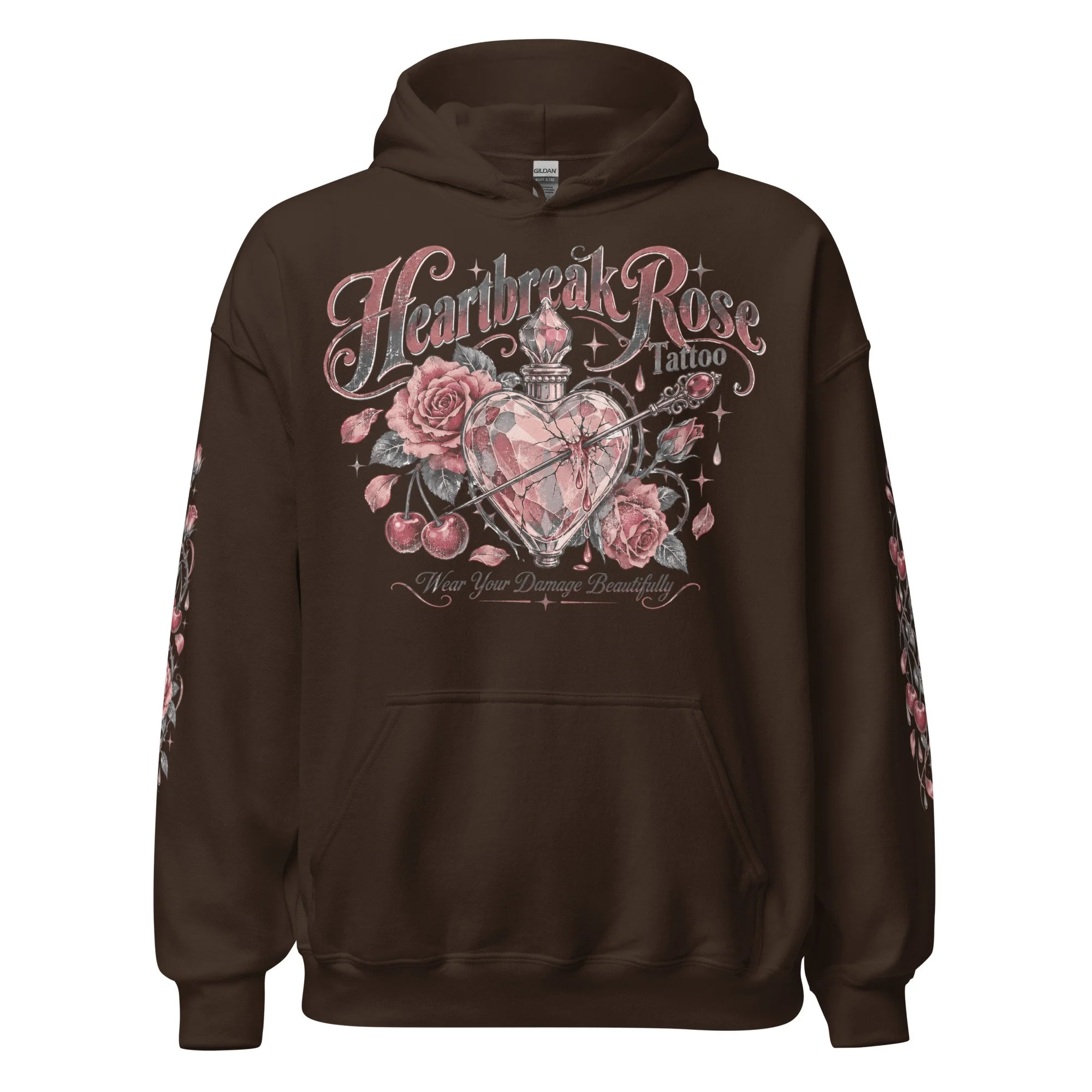 Vintage tattoo graphic hoodie