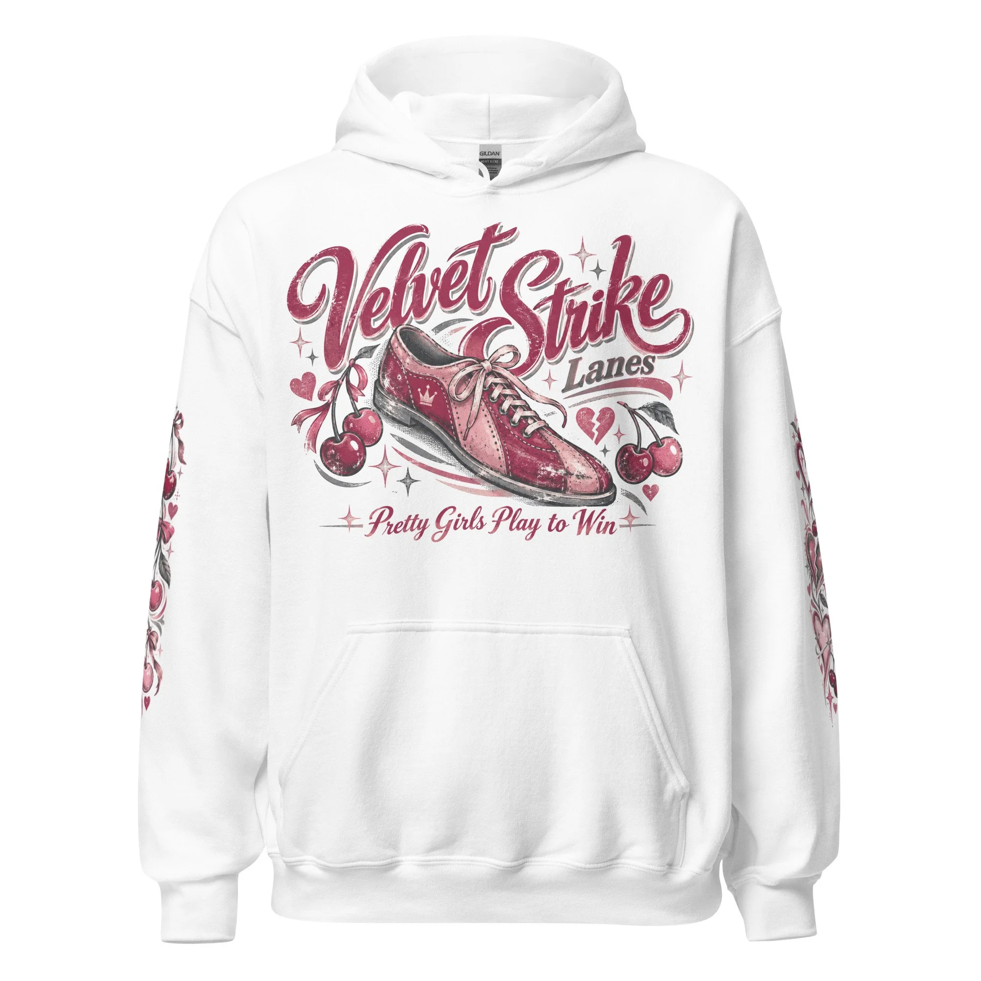 Womens bowling team hoodie