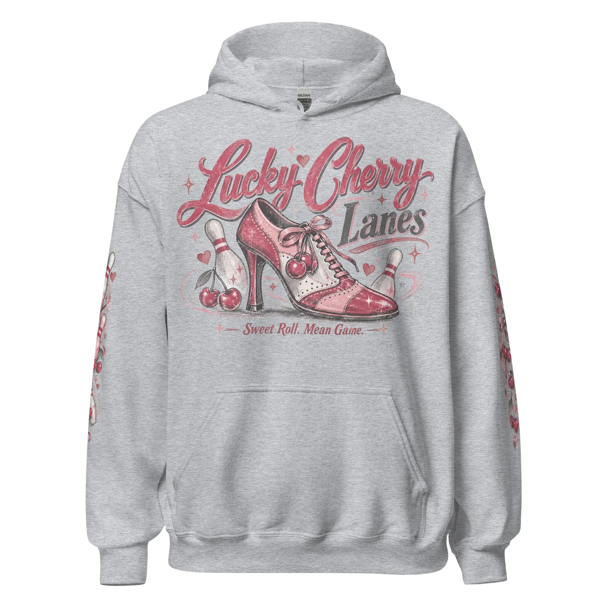 bowling shoe graphic sweatshirt