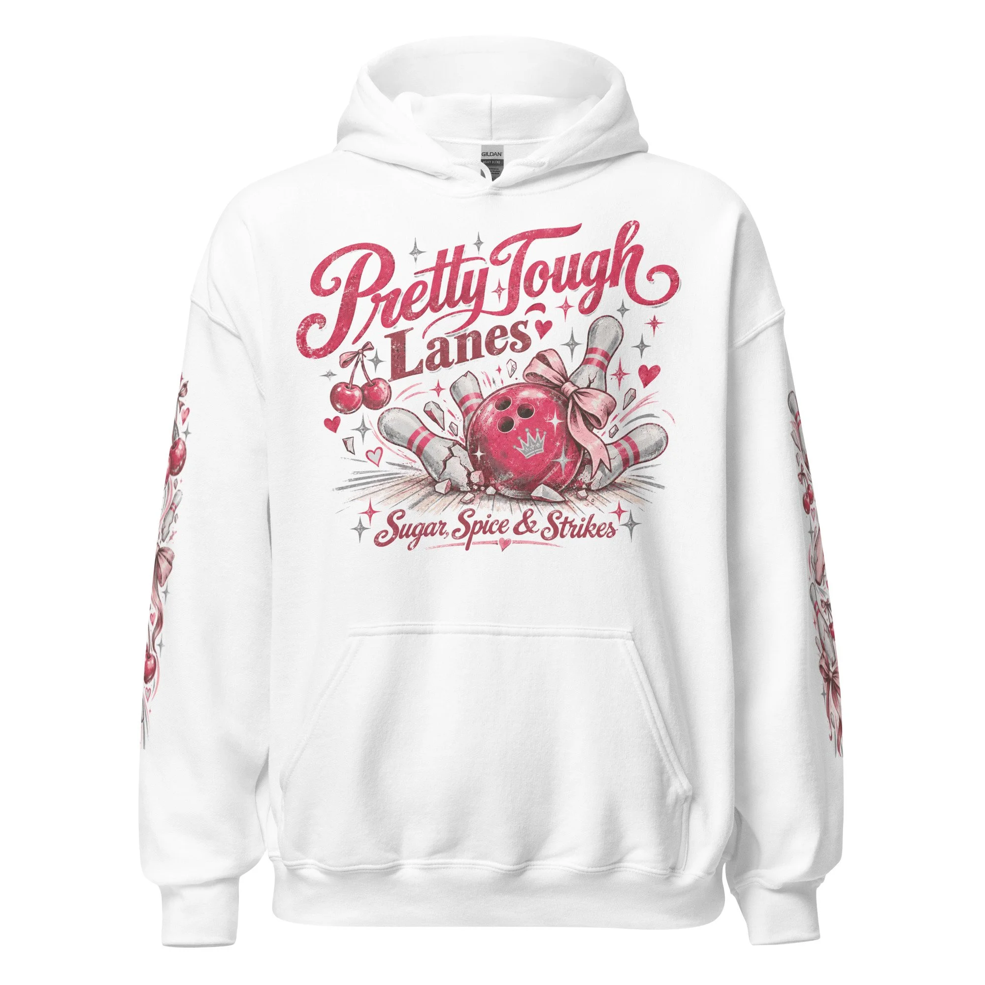 Women's bowling graphic hoodie