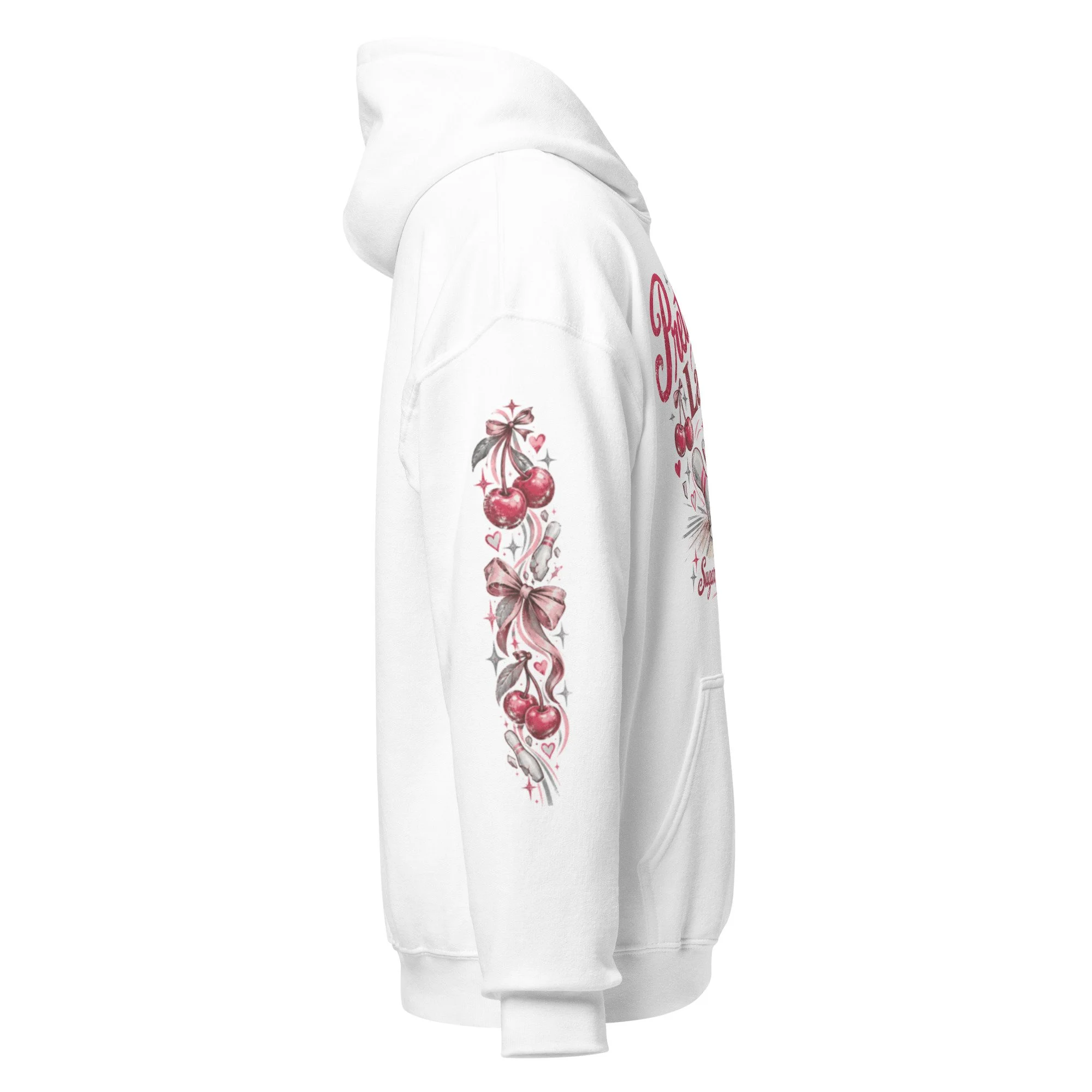 Cherry graphic bowling hoodie