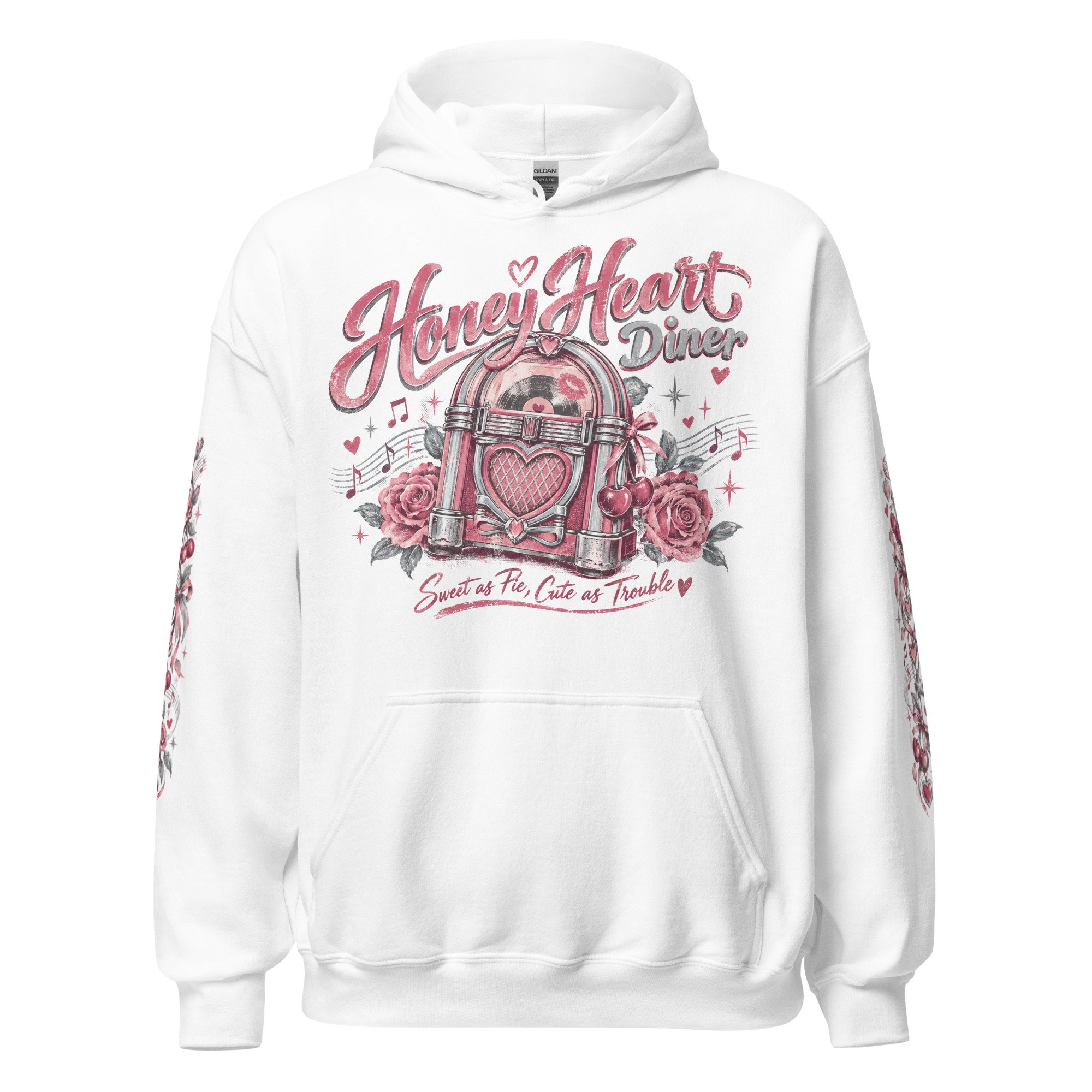 Women's retro graphic hoodie