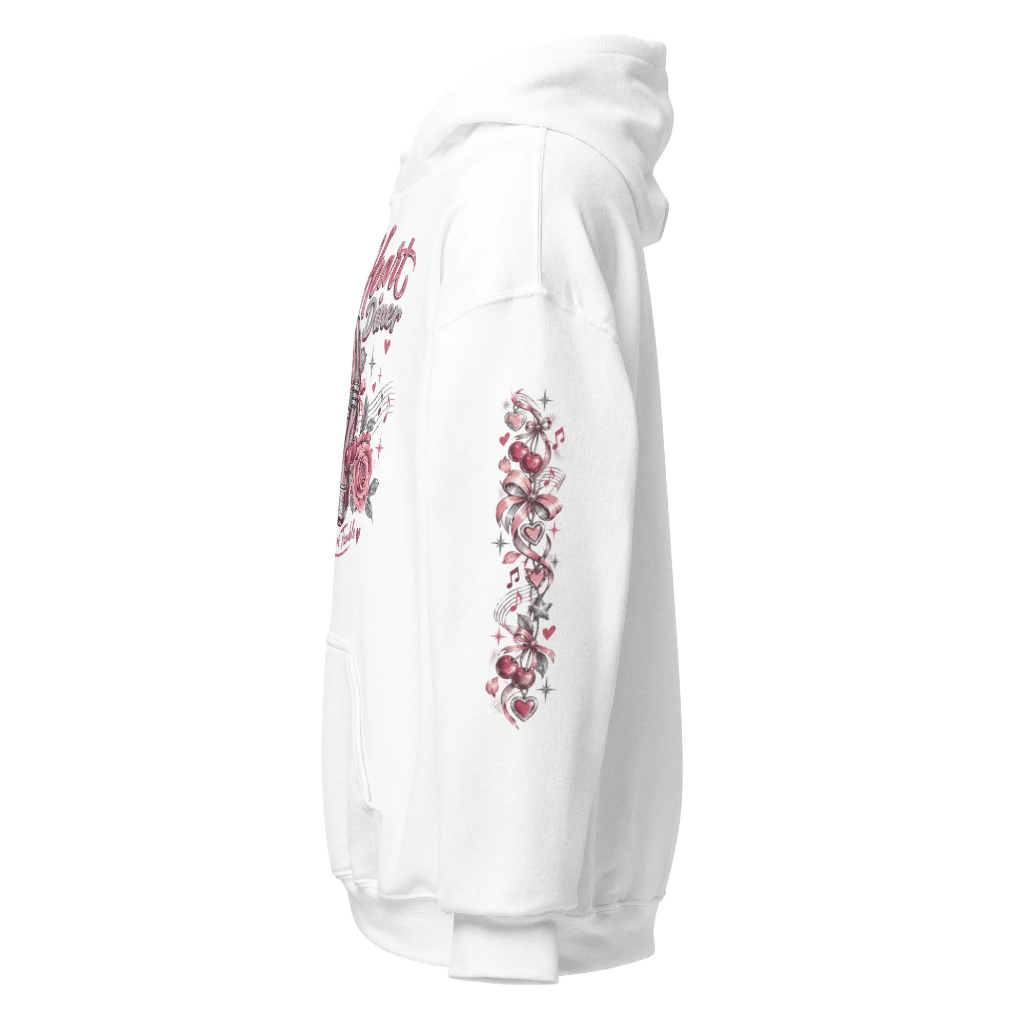 Retro diner graphic hoodie