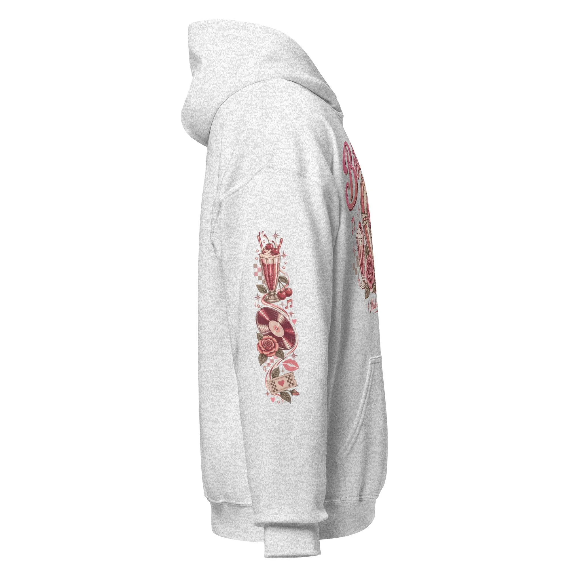 Womens music graphic hoodie