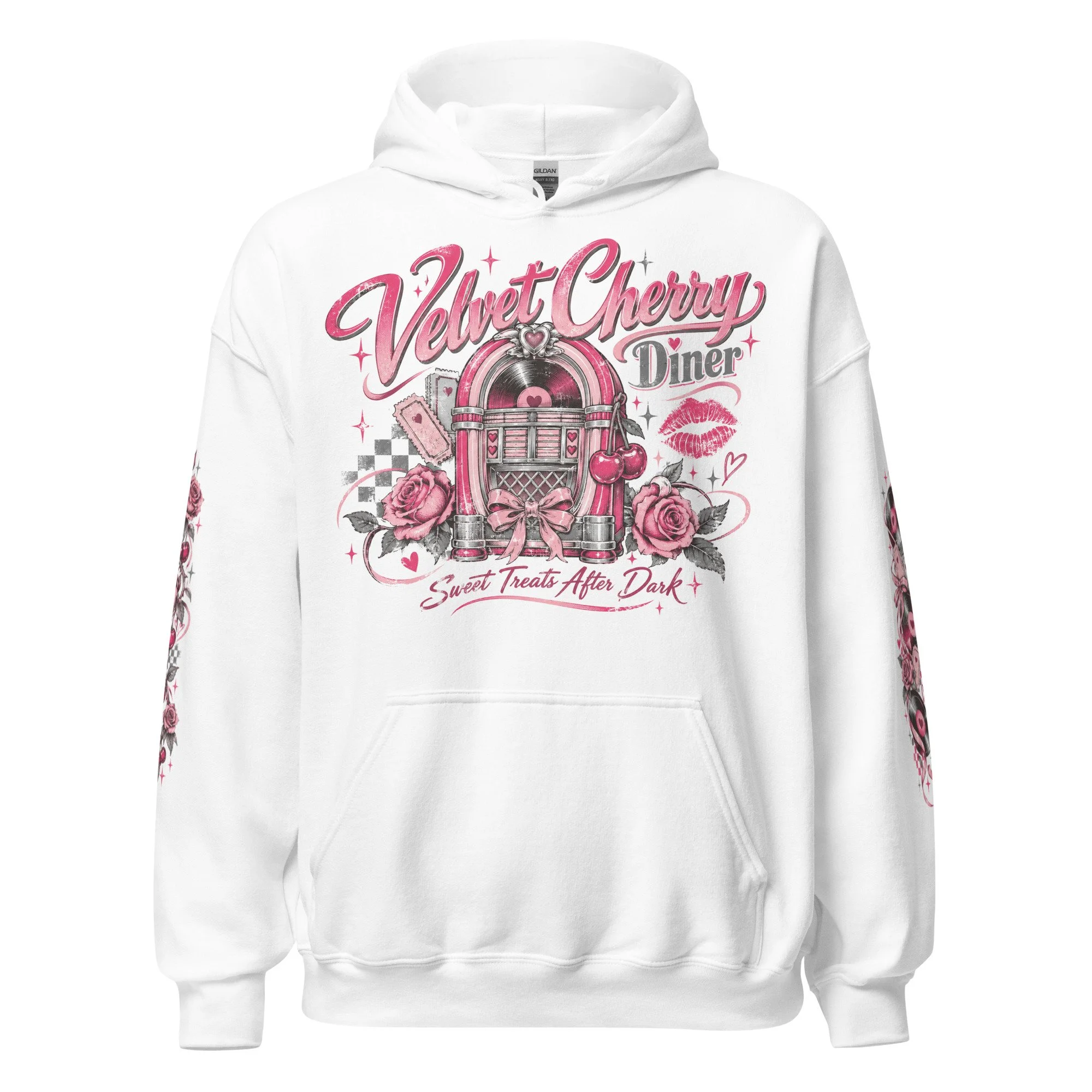 Rose and cherry hoodie
