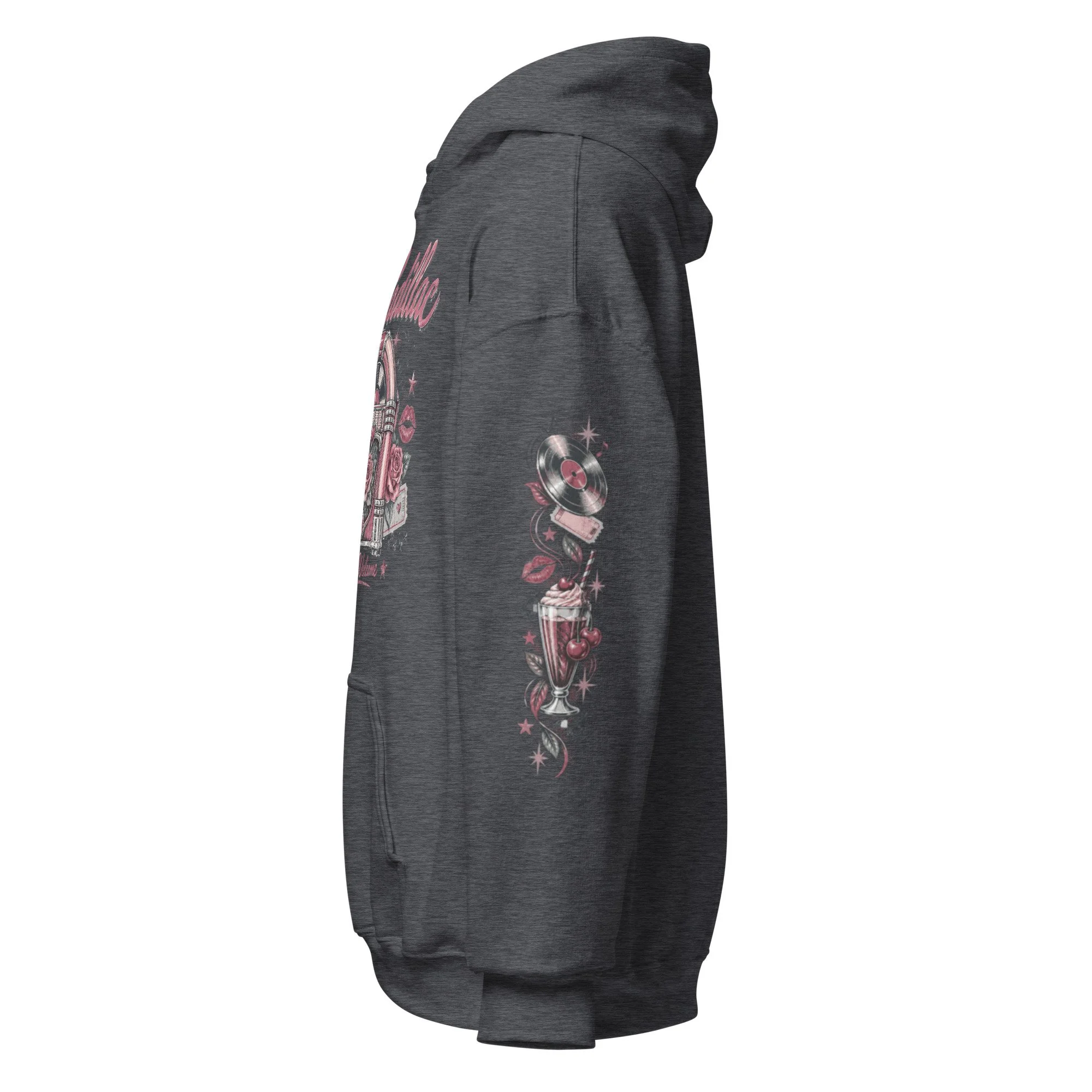 Rockabilly hoodie for women