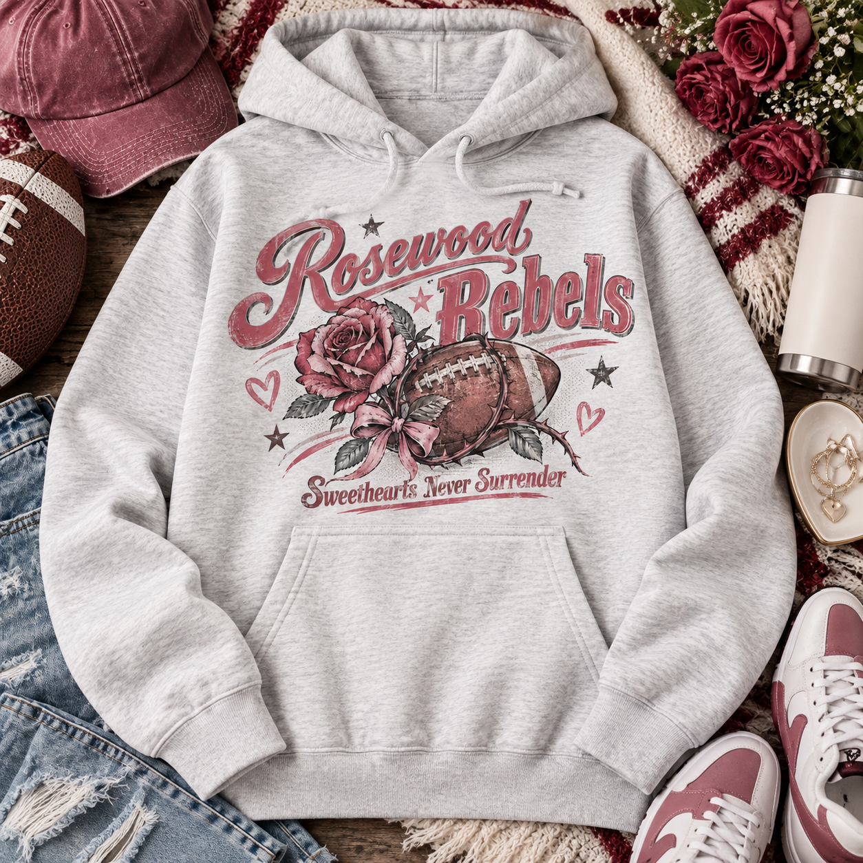 Vintage football sweatshirt
