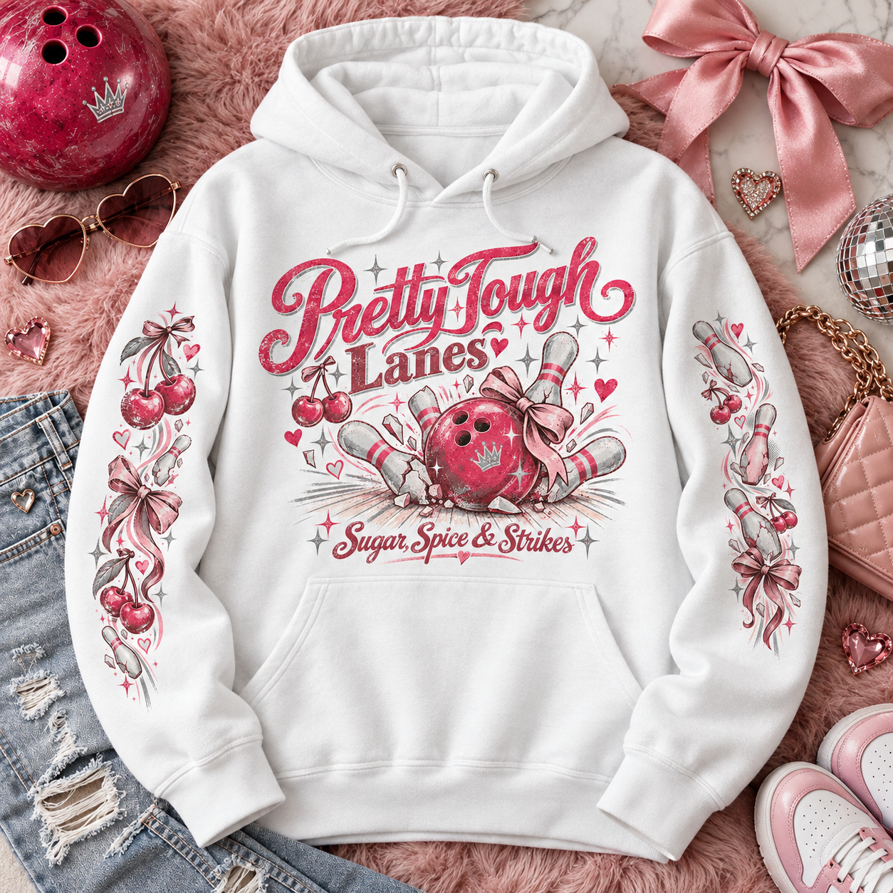 Retro bowling sweatshirt