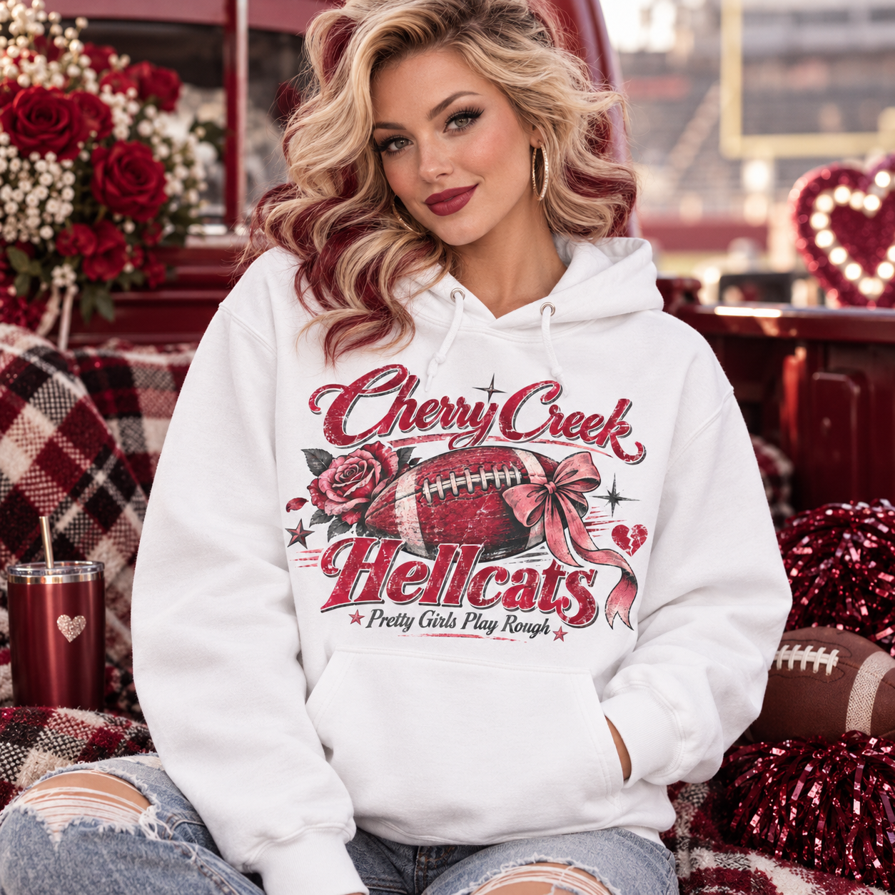 Game day football hoodie