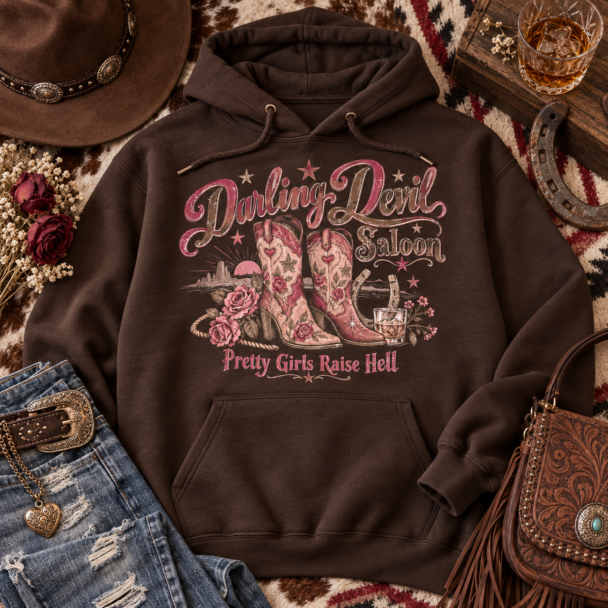 Rodeo hoodie for women