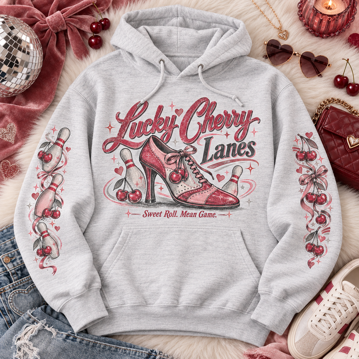 womens bowling sweatshirt
