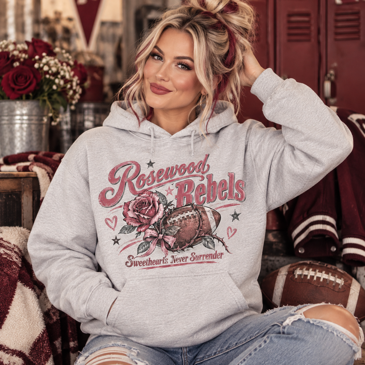 Ash game day hoodie