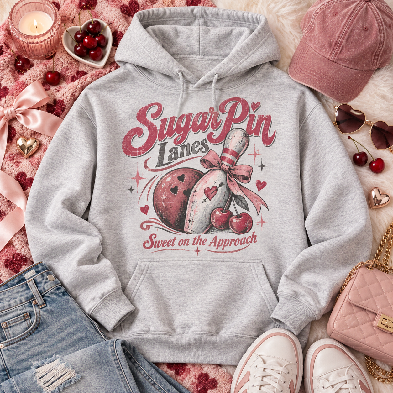 Womens bowling sweatshirt