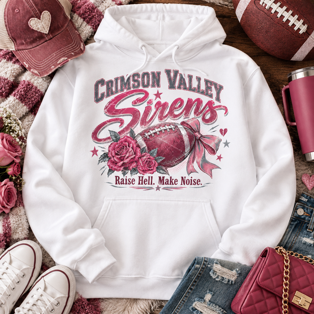 Football fan sweatshirt