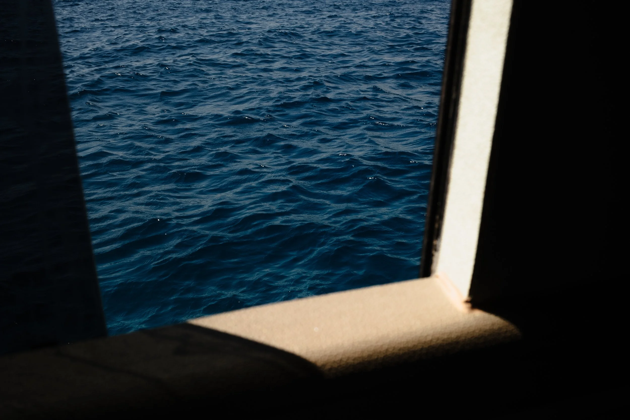 Meerblick aus dem Boot
