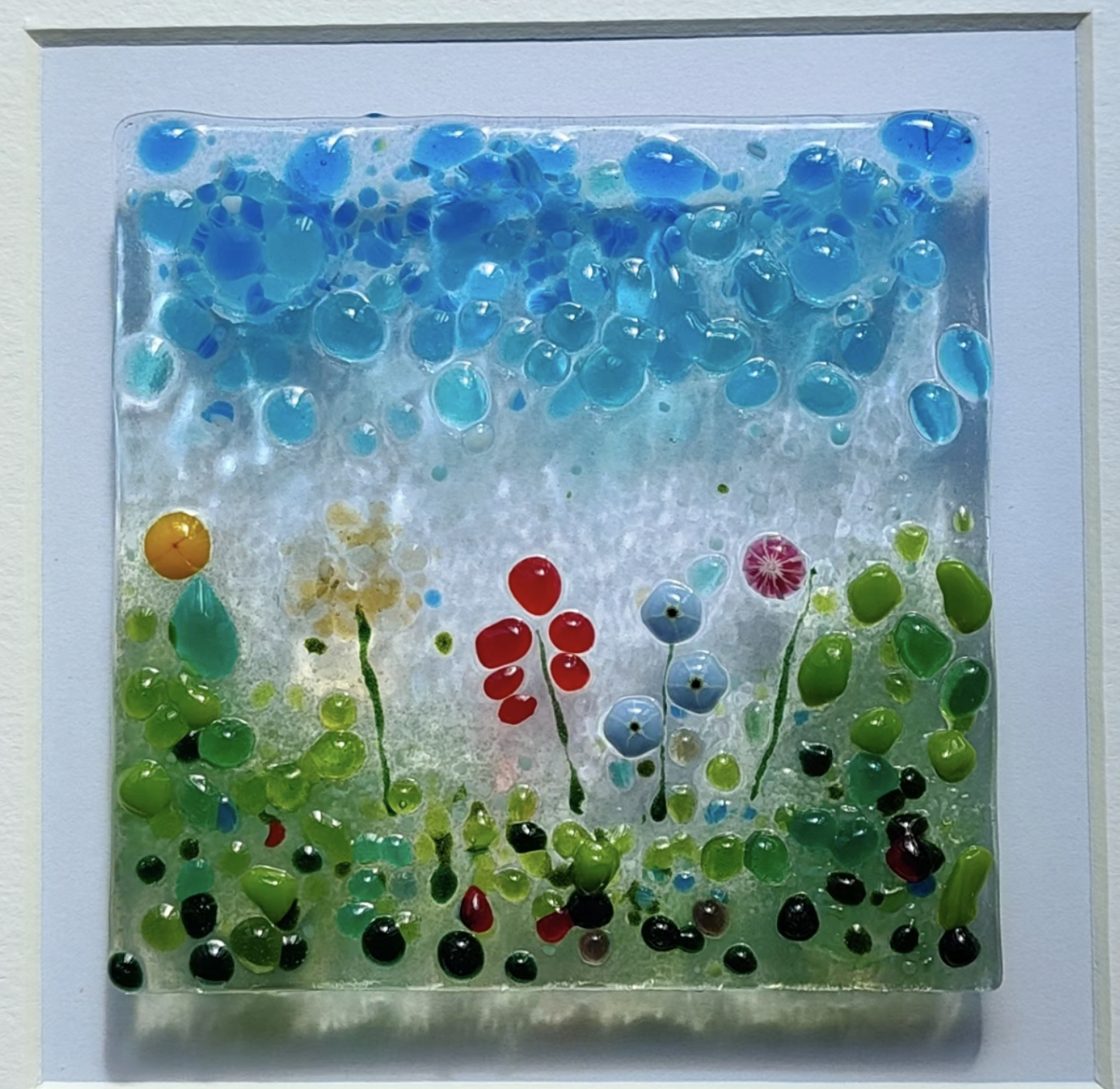 Fused glass meadow workshop