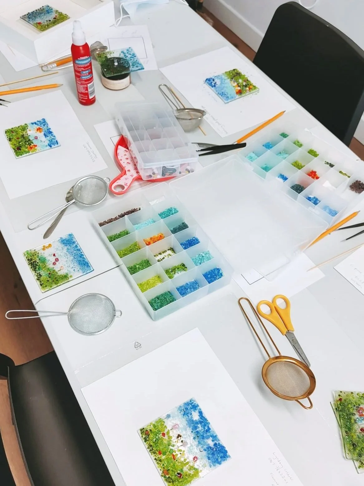 Fused glass meadow workshop 