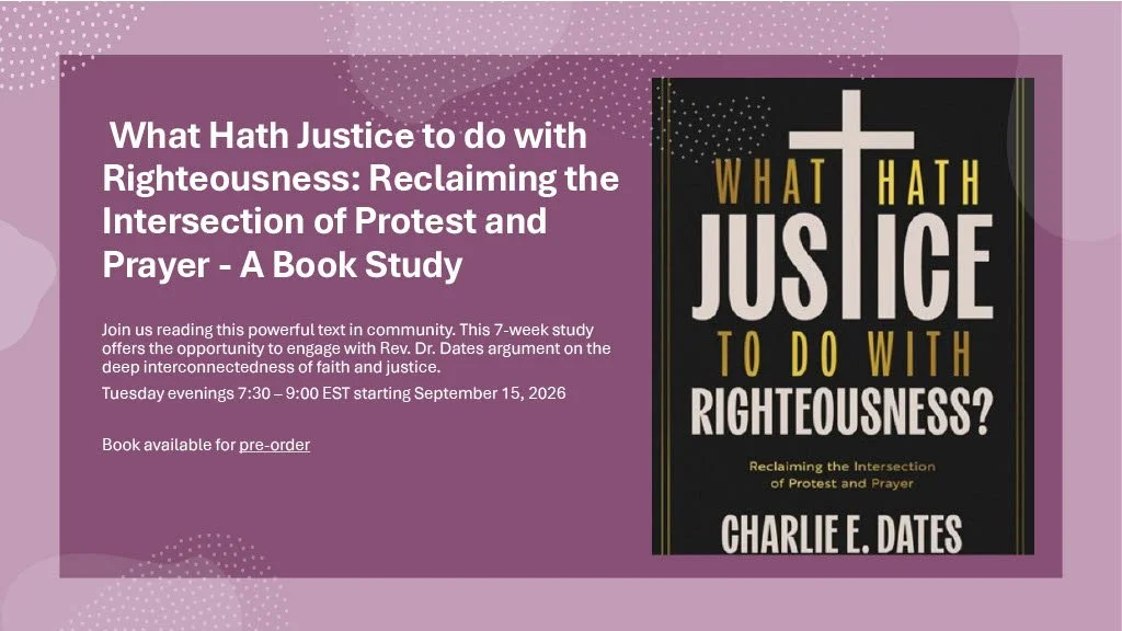Book Study: What Hath Justice to Do With Righteousness