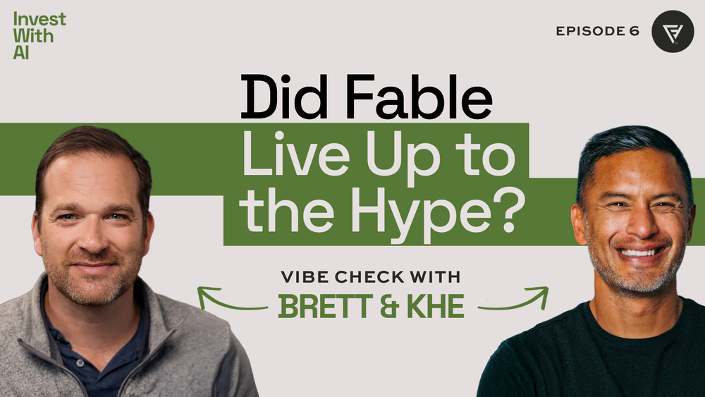 Fable Is Here, But Is It Actually Better? | Invest with AI Vibe Check